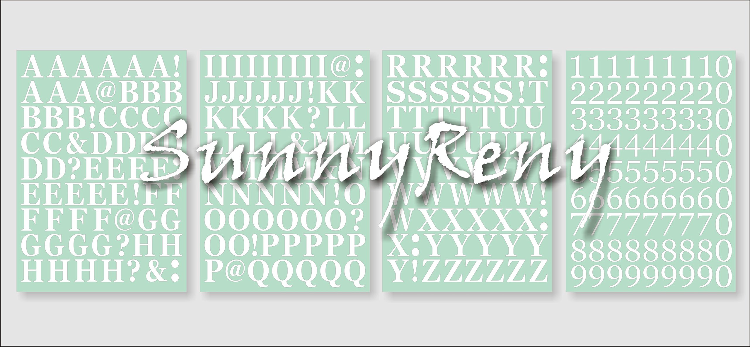 15cm / 6 Inch Self Adhesive Vinyl Sticker Alphabet A-Z 26 Letters - 25 Colours