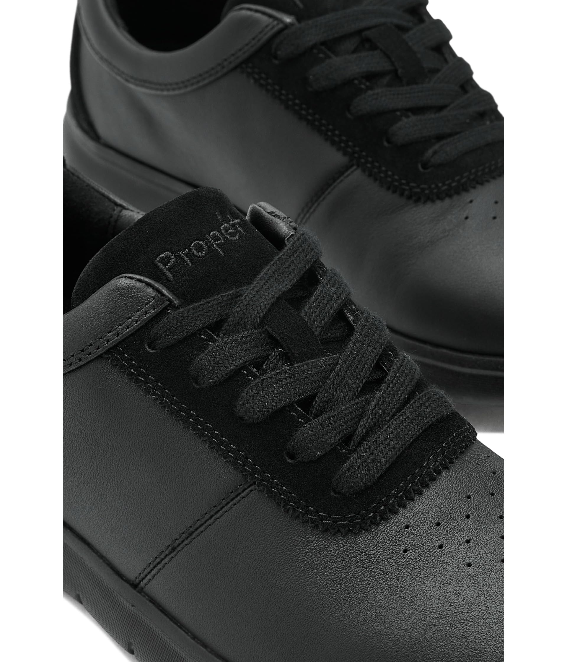 Propet Stella - Tenis con cordones para mujer, estilo casual, color negro