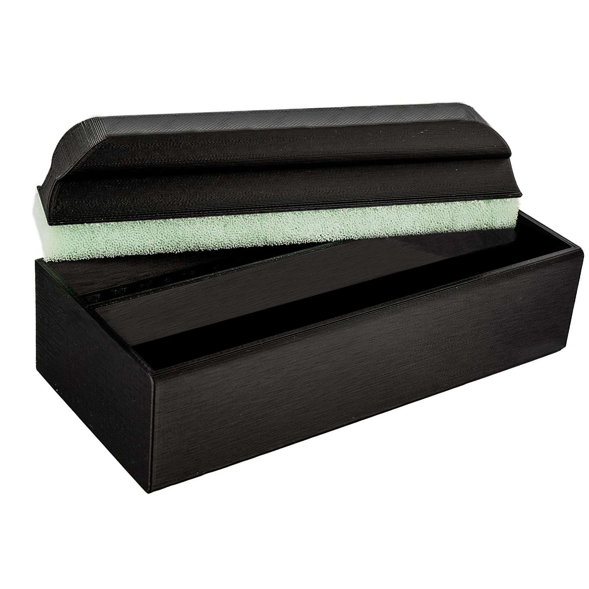 Mat's Beard Cleaning and Holder Set Cleaning Tool, 1 Original sized Beard Cleaning Bar and 1 Beard Cleaning Bar Holder, Use Beard Trimmings for Men Bathroom Sink and Countertops Cleaning (A)