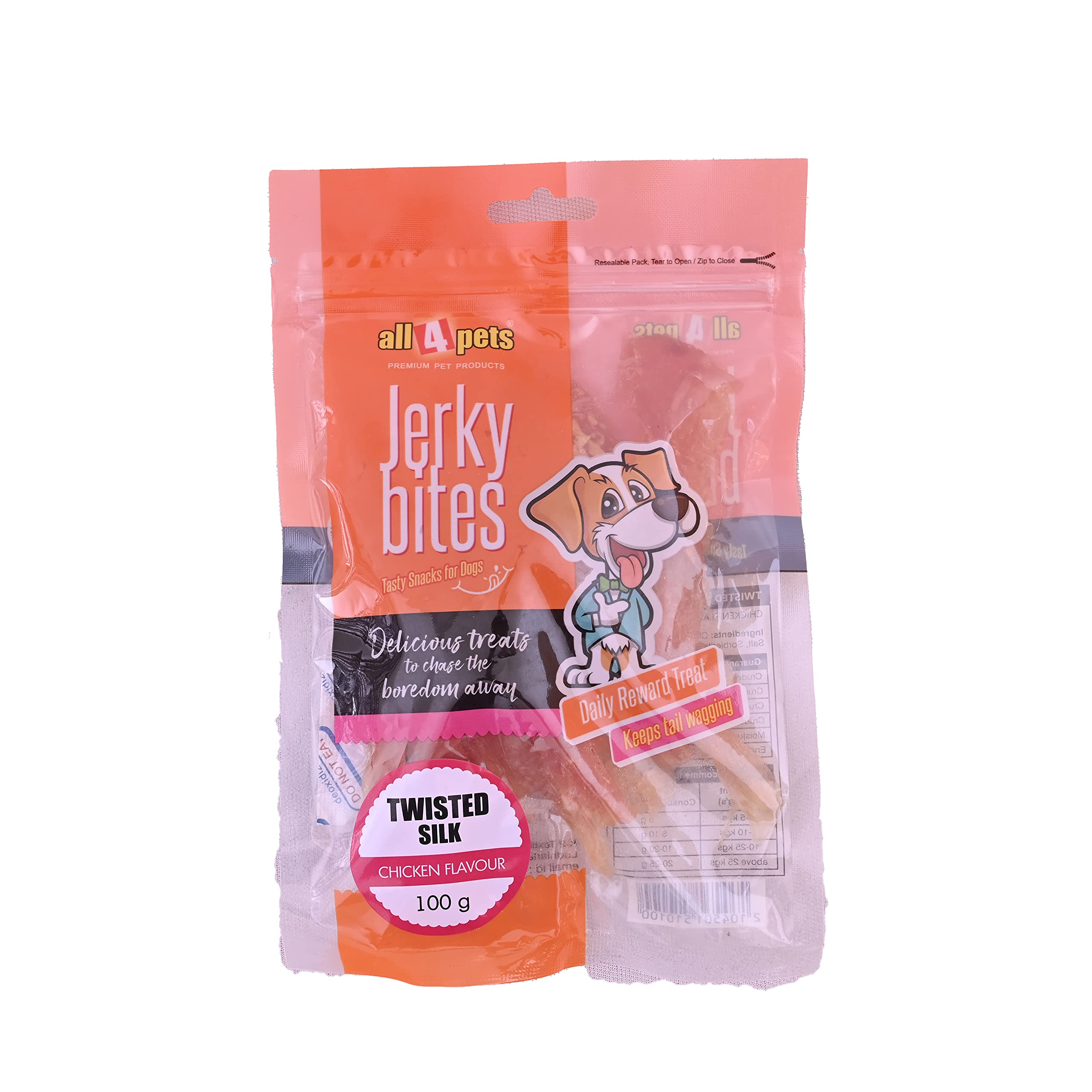 All4pets Jerky Bites Twisted Silk Chicken Flavour-100gm(for Dogs) (B09231NKGQ) Amazon Price History, Amazon Price Tracker
