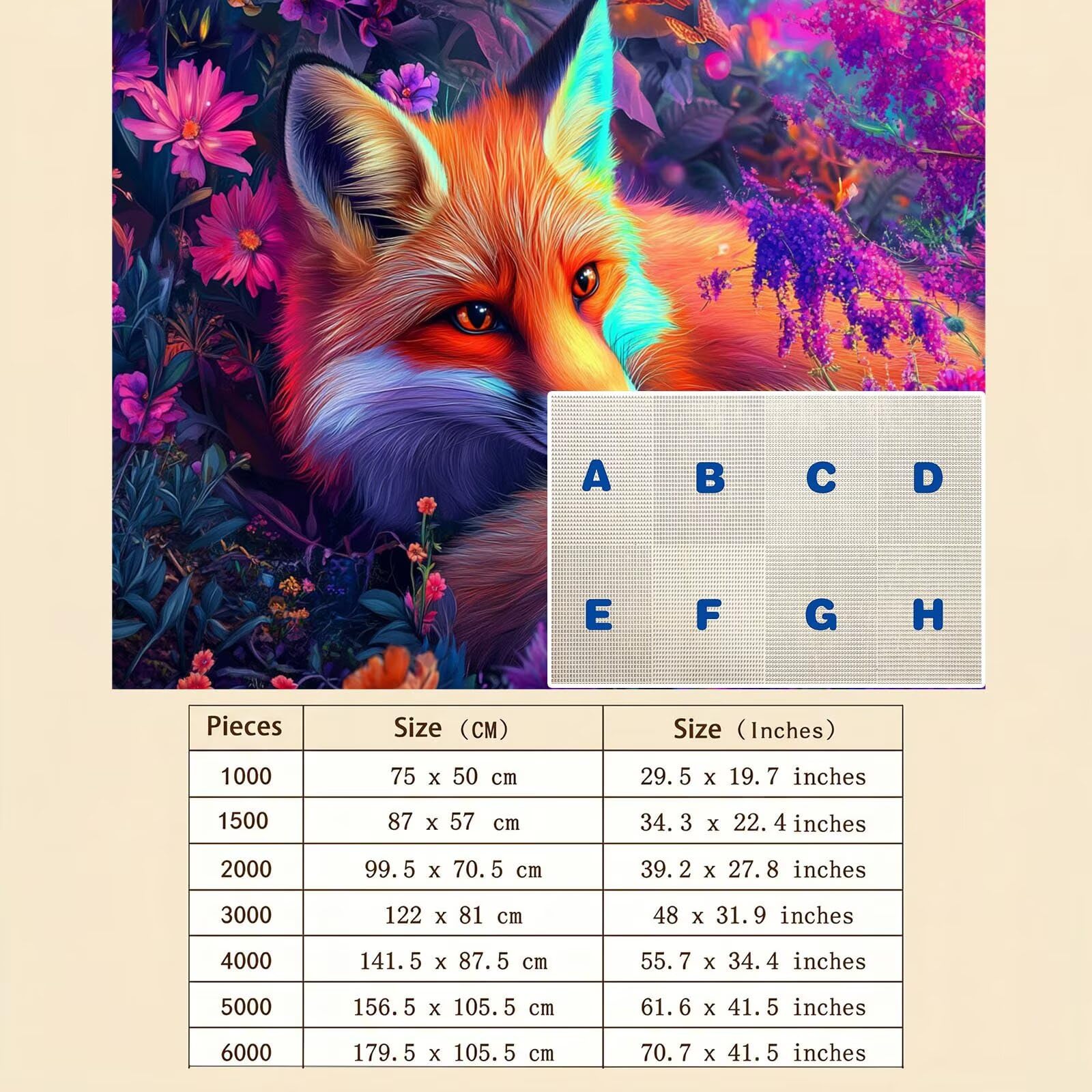 Puzzle 4000 Teile, Holzpuzzle Erwachsene [AAA], Impossible Game 141 x 87 cm, Kniffliges Denksport Spiel für Männer Frauen, Familienspiel, DIY Home Dekor,Geschenk für Geburtstag, Blume Tier f0-375