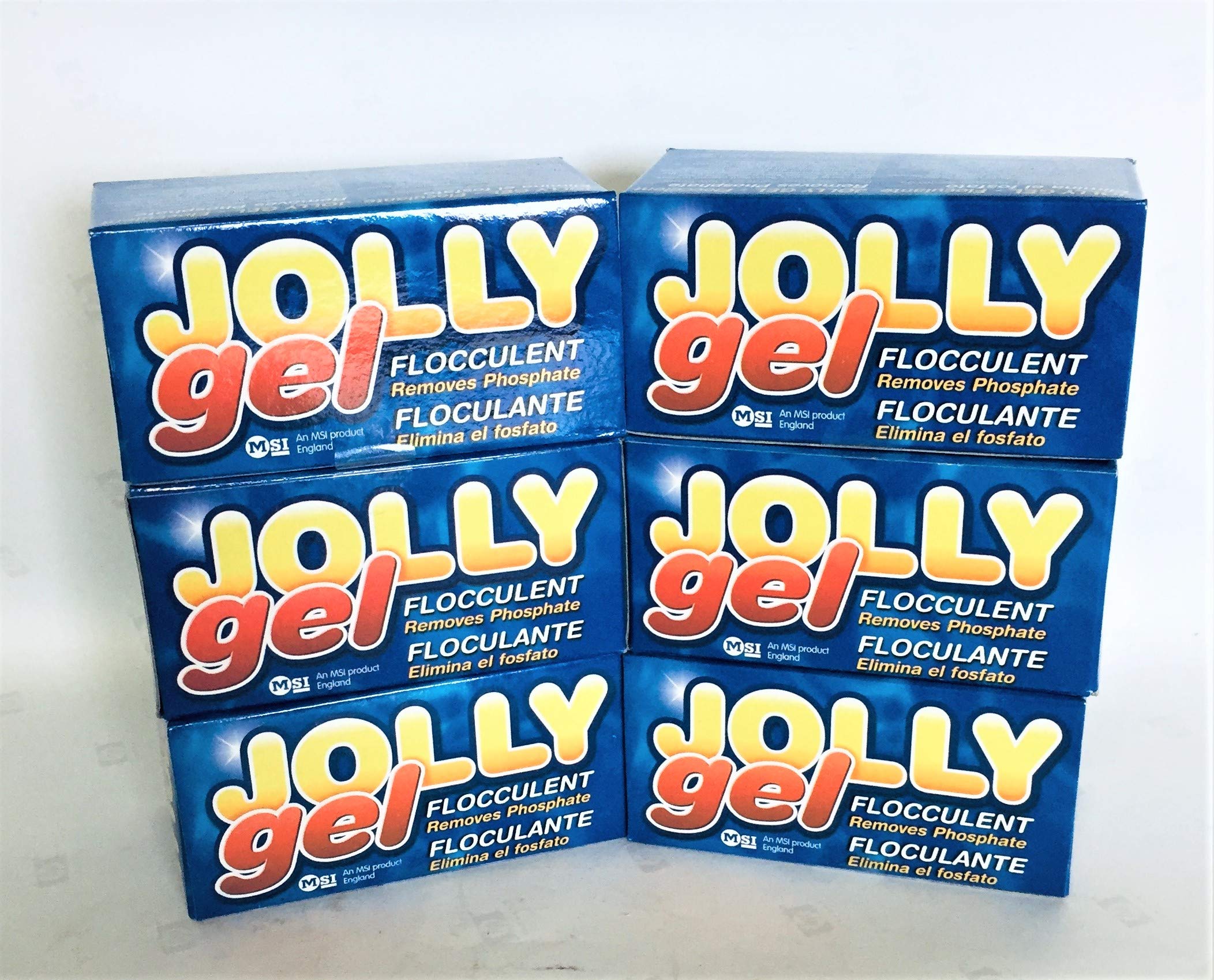 JOLLY GEL Swimming Pool Flocculent x 6 Boxes (24 cubes)