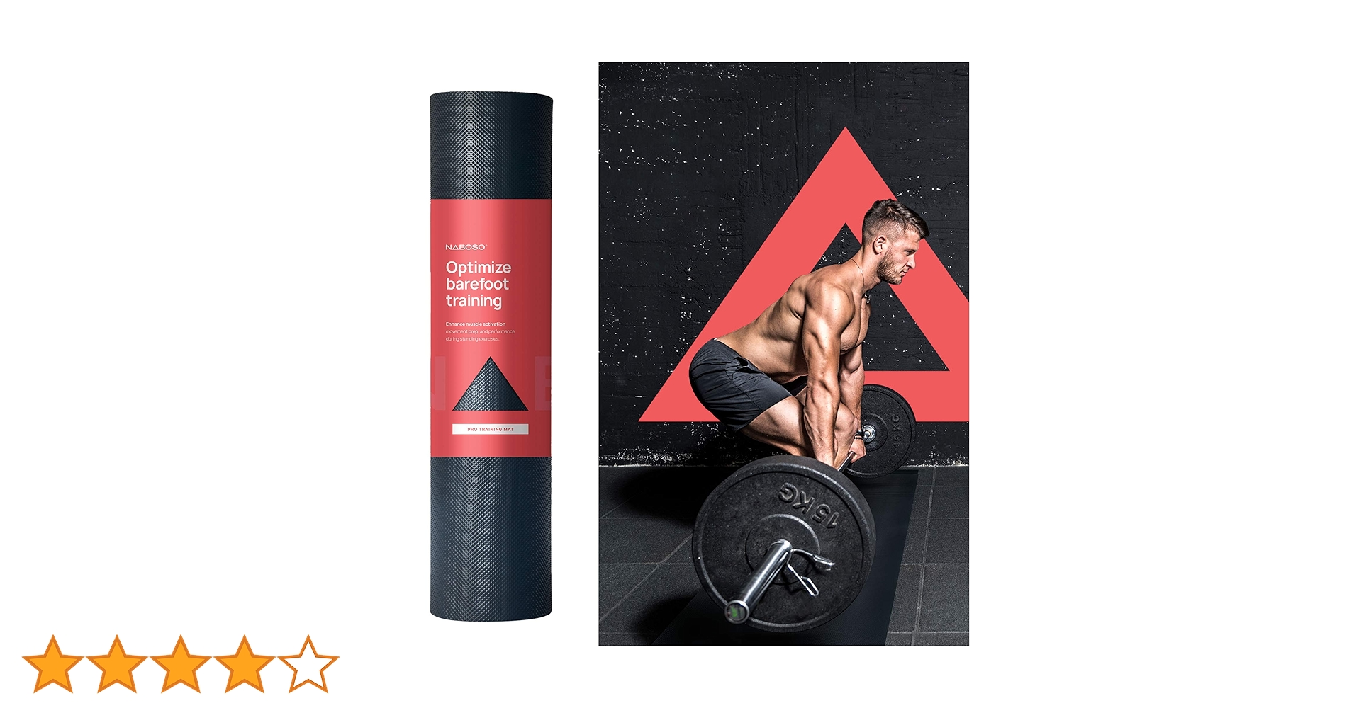 Amazon | NABOSO PRO トレーニングマット 裸足トレーニング 質感