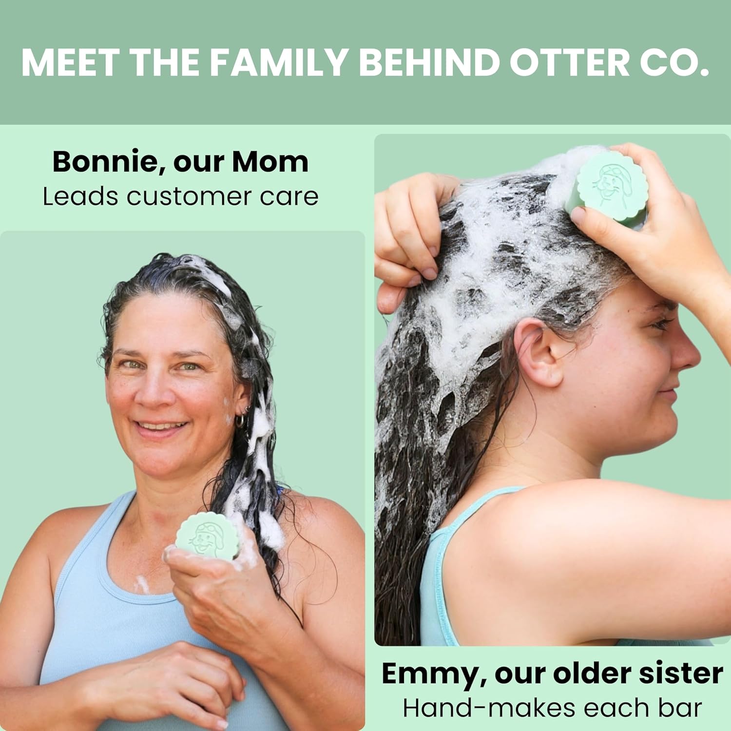 Otter co. Tea Tree & Rosemary Volumizing Conditioner Bar – Castor & Olive Oil, Zinc, Vegan, Hydrating, Sulfate Free & Non Toxic – Men & Women Bar Conditioner for Travel, All Hair Types, Made in USA - Image 7