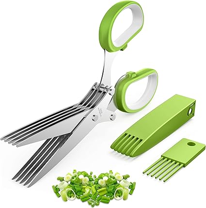 2026 Upgraded Herb Scissors, Effortless Herb Shears Cutter Tool with