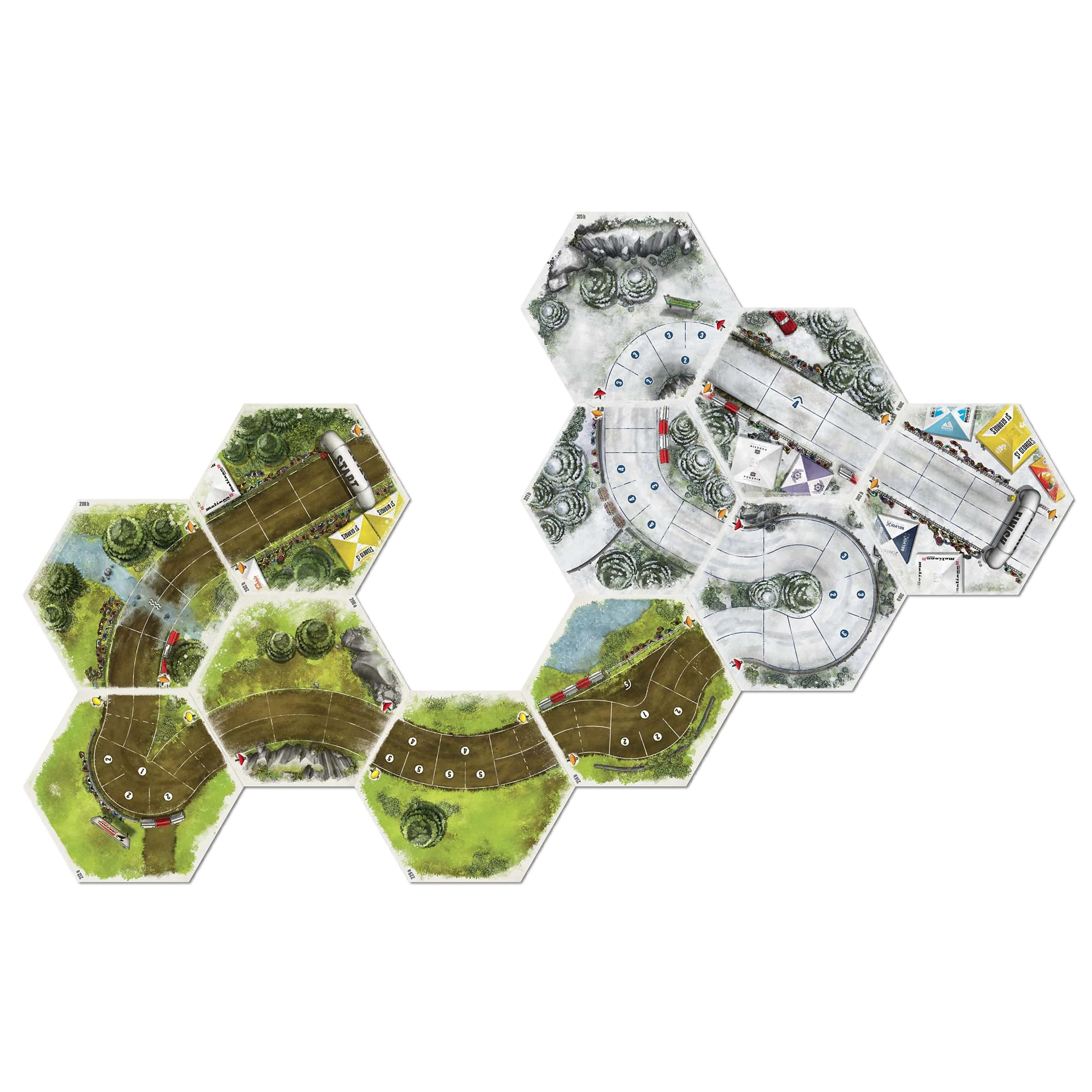Synapses Games | Rallyman Dirt - Monte Carlo | Board Game | Ages 14+ | 1-6 Players | 60+ Minutes Playing Time - Image 4