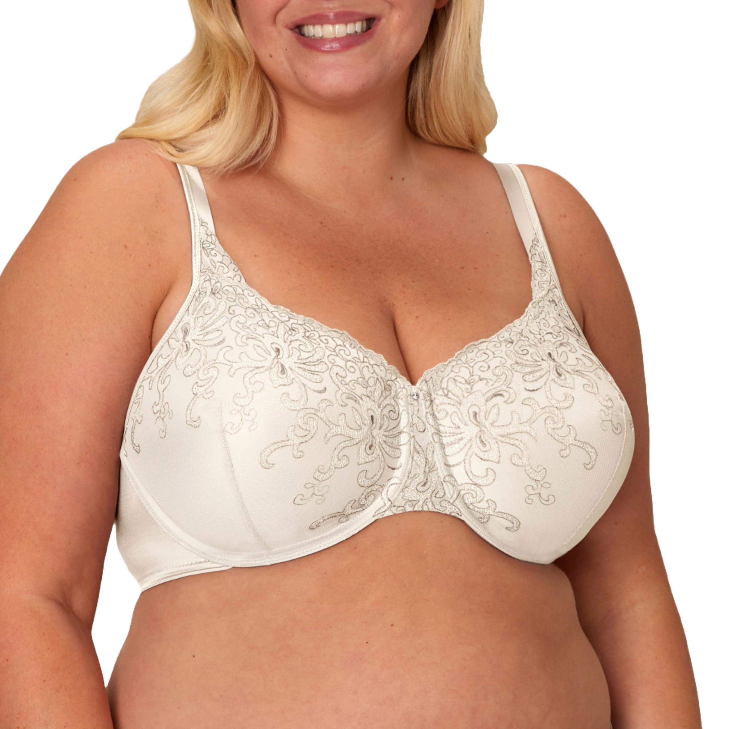 Women's Love My Curves Feel Gorgeous Underwire Full Coverage Bra US4513