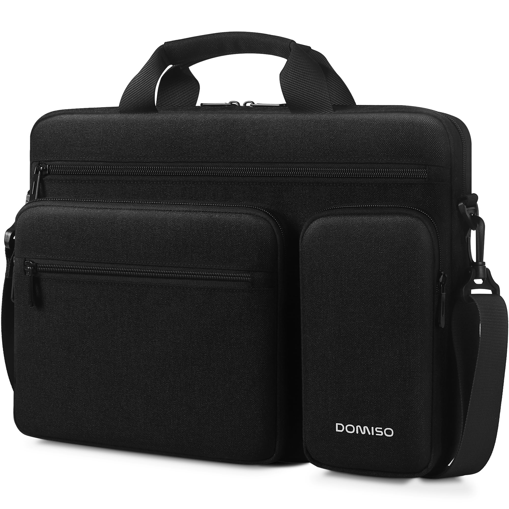 DOMISO Laptoptasche 18 Zoll Wasserabweisend Business Aktentasche Herren Laptop Tasche Schultertasche Notebooktasche für 18-Zoll Gaming-Laptops/ASUS ROG Strix Scar 18 & G18 (2023-2025), Schwarz
