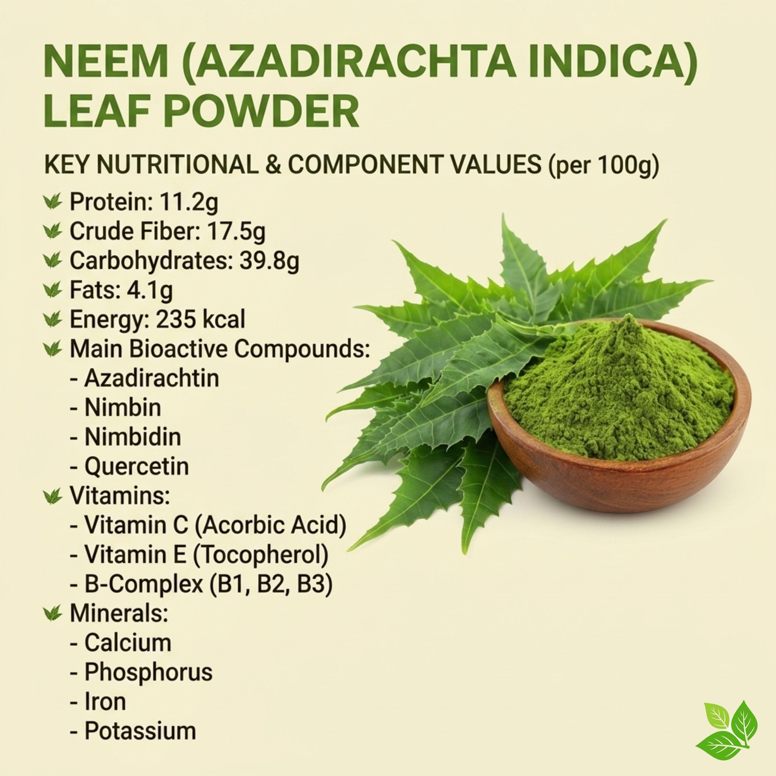 Neem Powder 400g | 100% Pure | Organic Neem Leaf Powder | Natural Ayurvedic Herbal Powder | Azadirachta Indica | Hair Care | Scalp Care | Face Pack | Skin Care | DIY Beauty Care | Men & Women — Amazon image 4