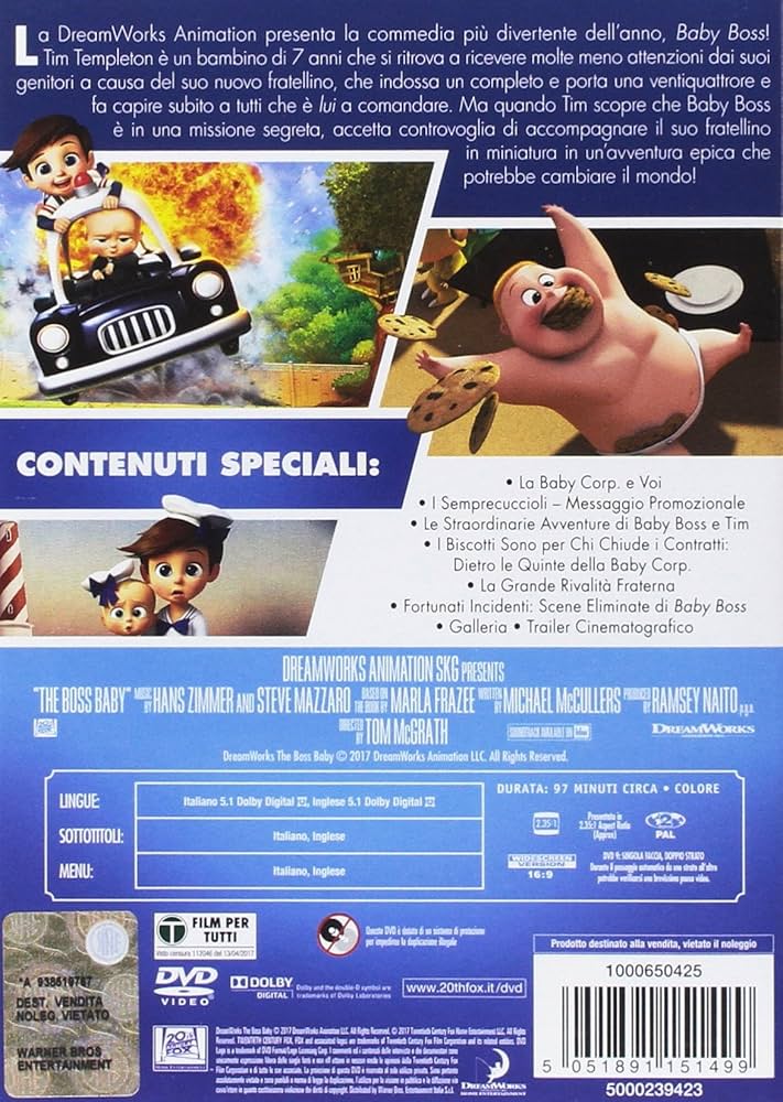 BOSS DVD-BOX 1・2SET Amazon.com: baby boss DVD Italian Import : Movies & TV