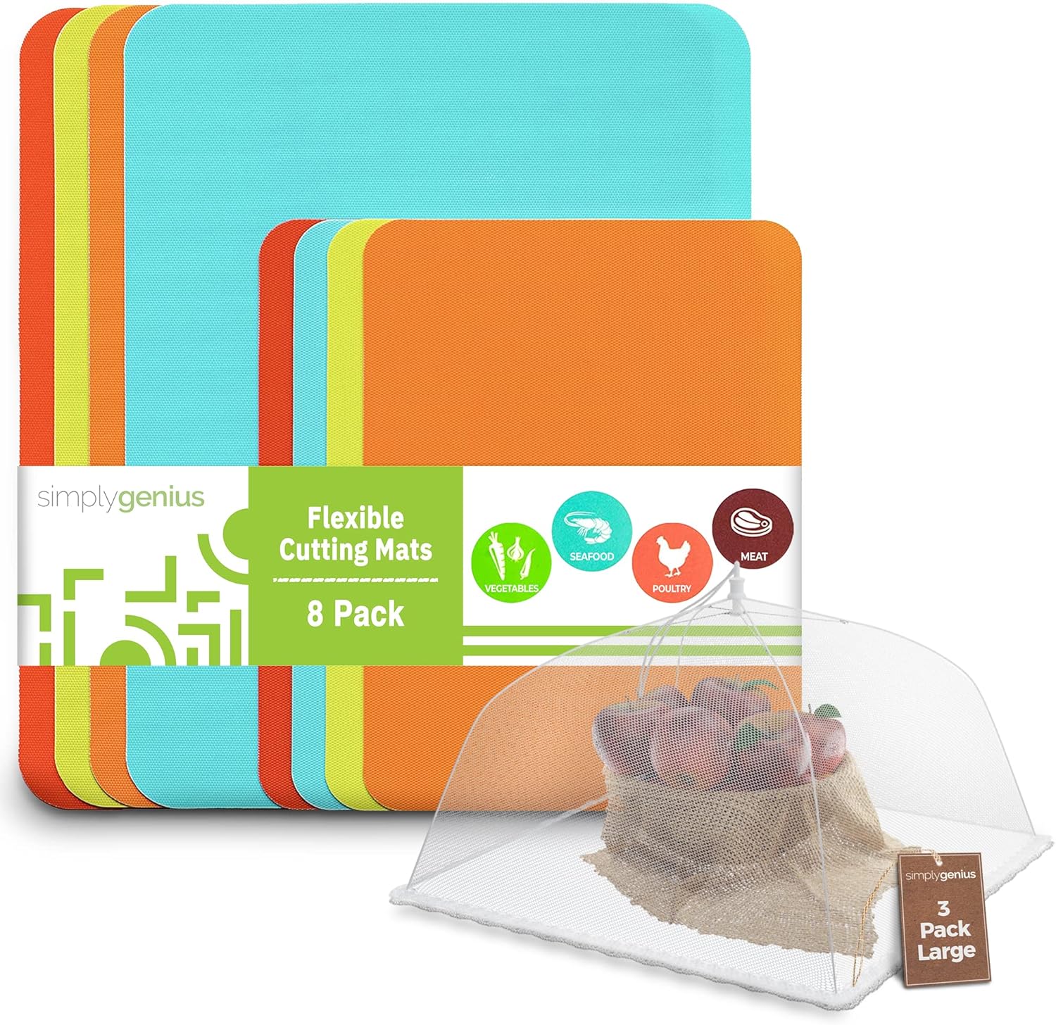 Simply Genius (Bundle) Extra Thick Cutting Boards for