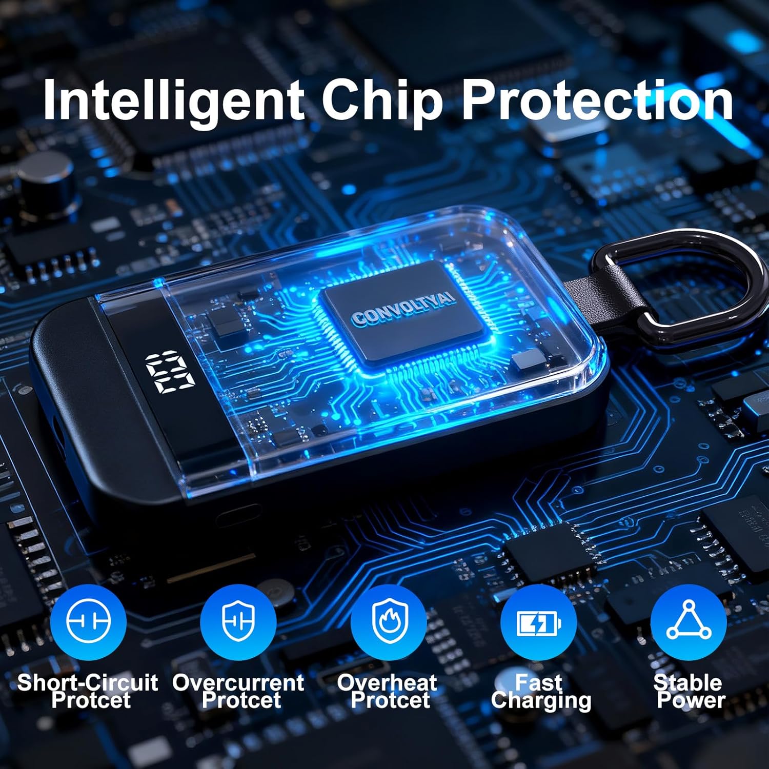 Portable Charger for Apple Watch, 2500mAh & Digital Display – Magnetic Fast Charging iWatch Charger for Travel – for Apple Watch Series 1-11/SE1-3/Ultra 1-3 (Pink) - Image 6