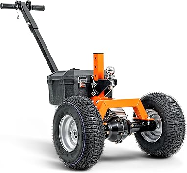 SuperHandy Electric Trailer Dolly 2800 lbs Max Trailer Weight, 450 lbs Tongue Weight, 24V 800W Motor, Heavy Duty Jack Lever with 2 Ball Mount, 24V 7Ah Battery Powered for Commercial Use