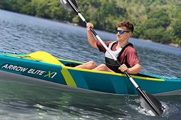Bestway Arrow Elite X1 Kayak Seti, 12 ft x 29 İnç x 12 İnç veya 3,65 m x 73 cm