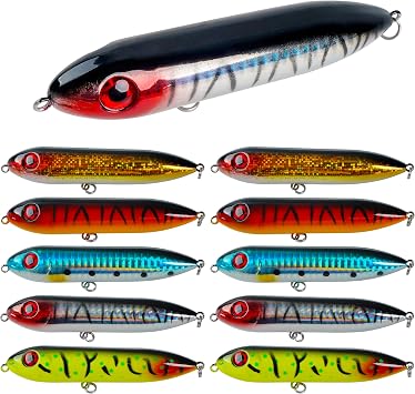 Demon Dragon Catfish Floats Rattling Line Float Lure Catfish Spook Rattle Santee Rig for Lake River Bank Catfishing Tackle, 5/10pcs
