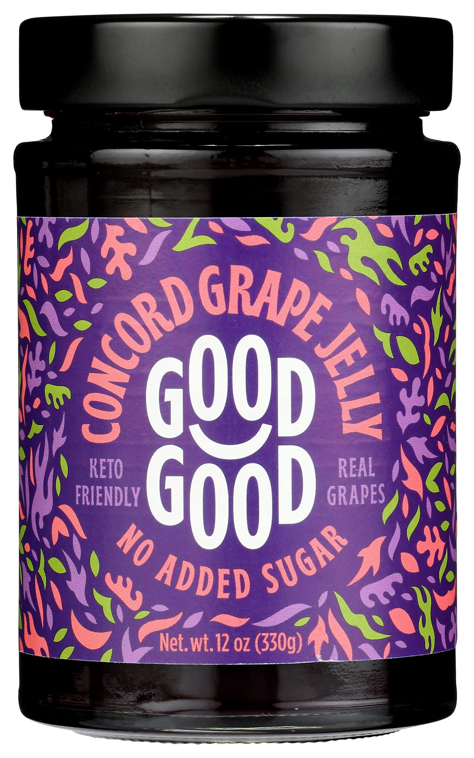 Amazon.com: Good Good Sweet Grape Jam, Real Berries, No Added
