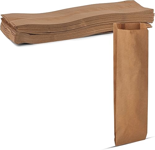 Miniatura 6 de MT Products, bolsas de papel kraft café, tamaño de cuarto de galón, 50unidades