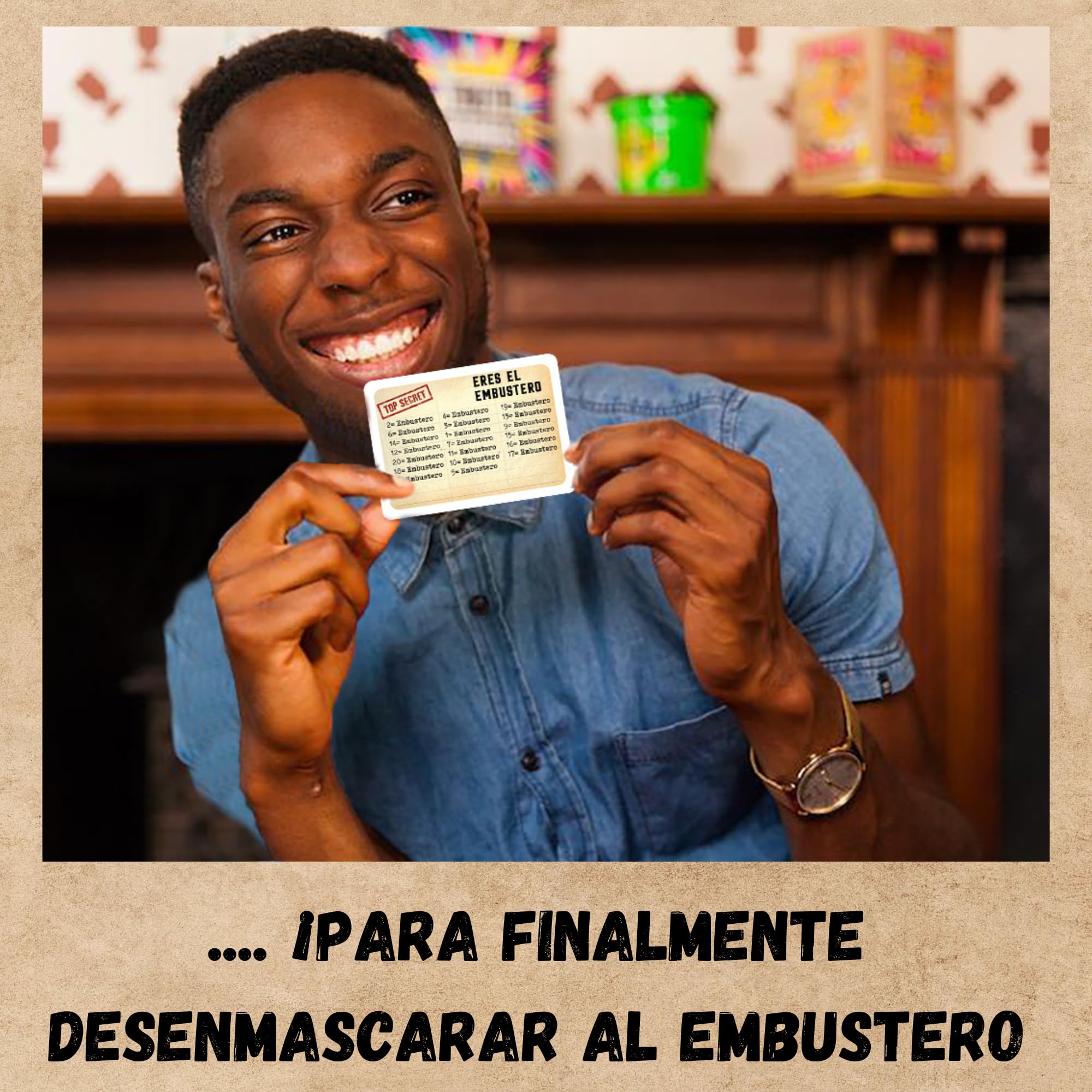 El Embustero – Juego De Mesa De Faroles Y Sospechas ¿Podrás Desenmascarar Al Impostor?
