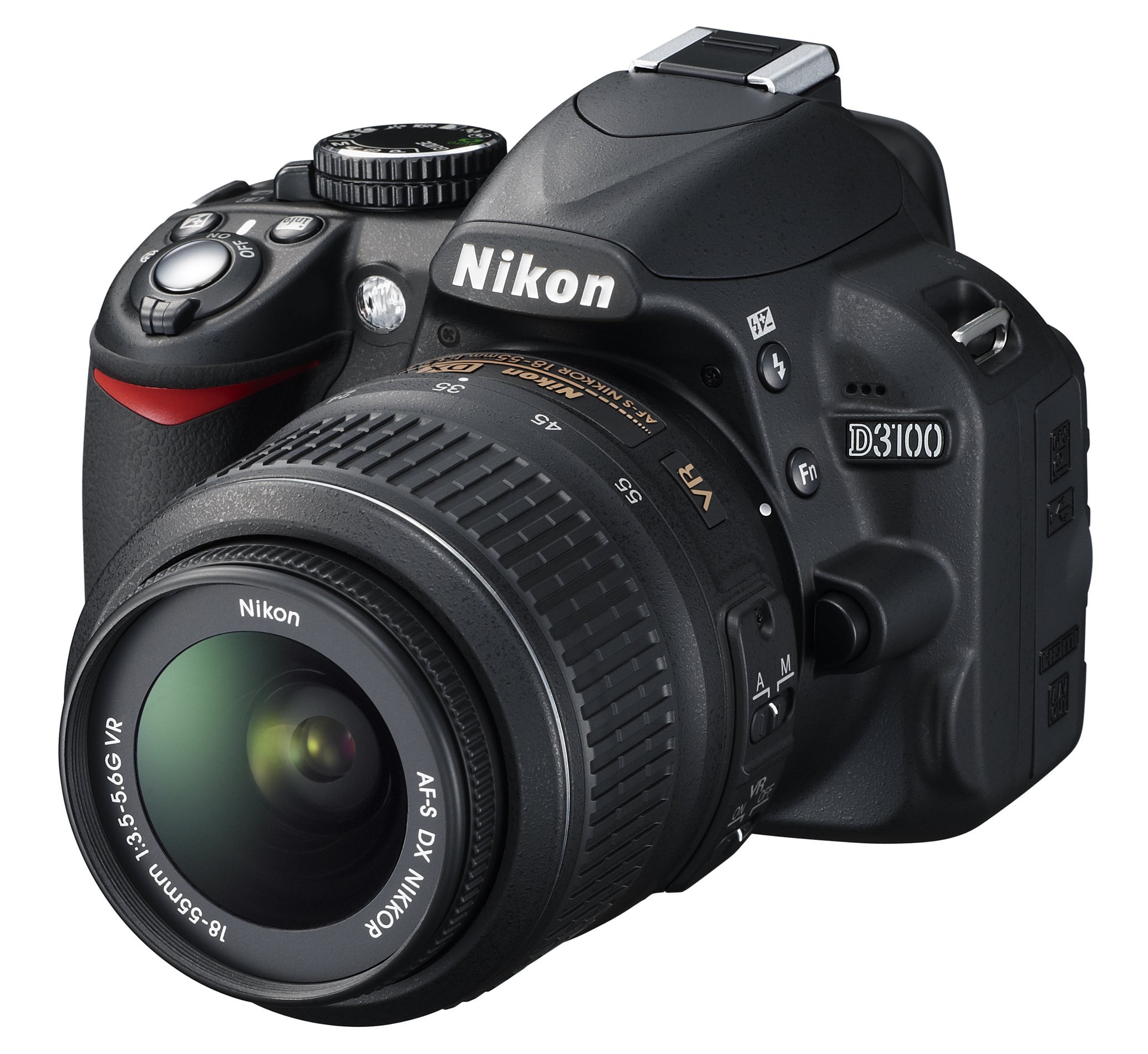 Nikon D3100 Fotocamera Digitale SLR 14.2 MP 18-55mm VR LCD 3 Pollici Rinnovato