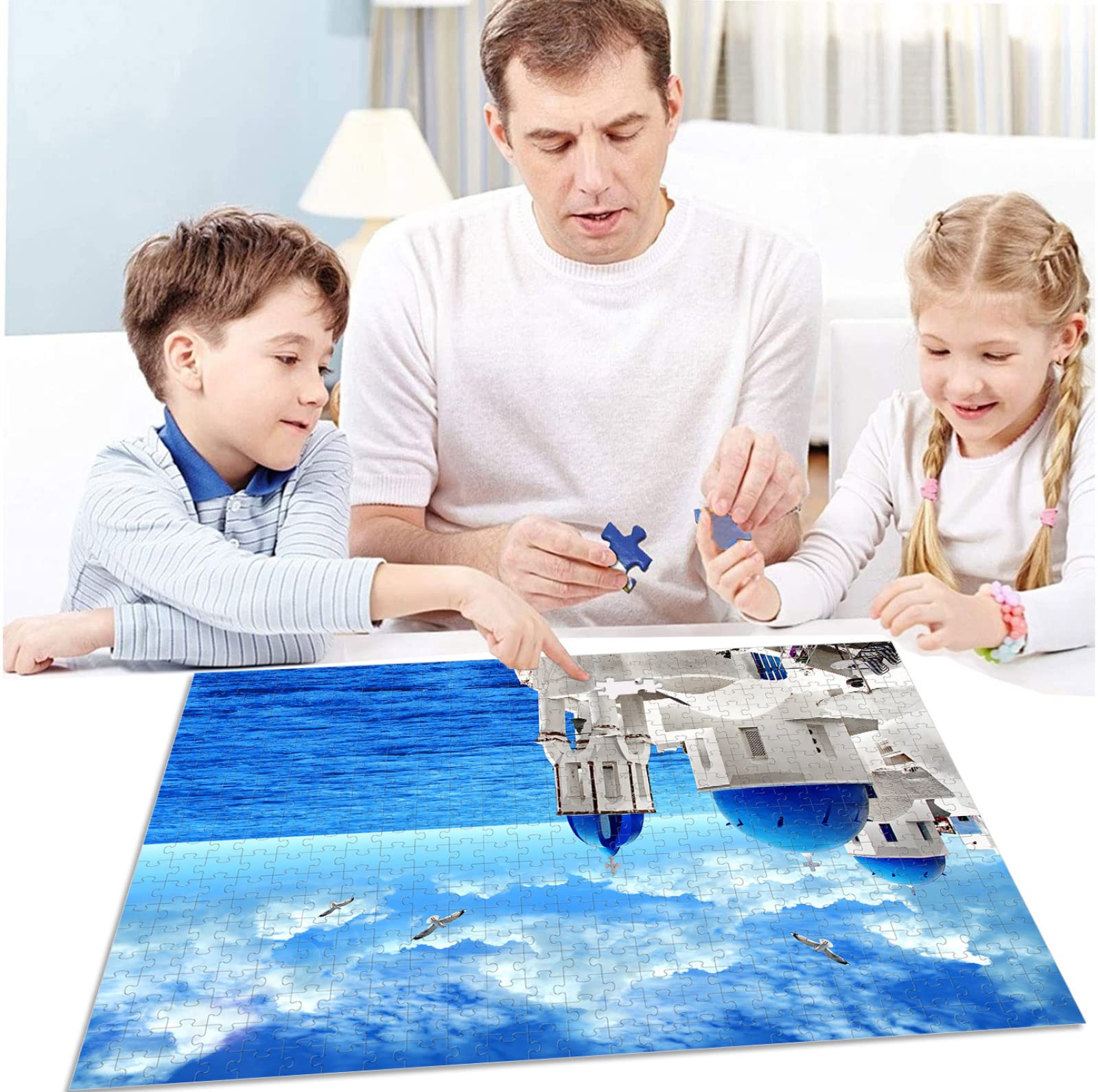 Puzzle dla dorosłych 2000 elementów egejski rozwój duchowy dla dzieci