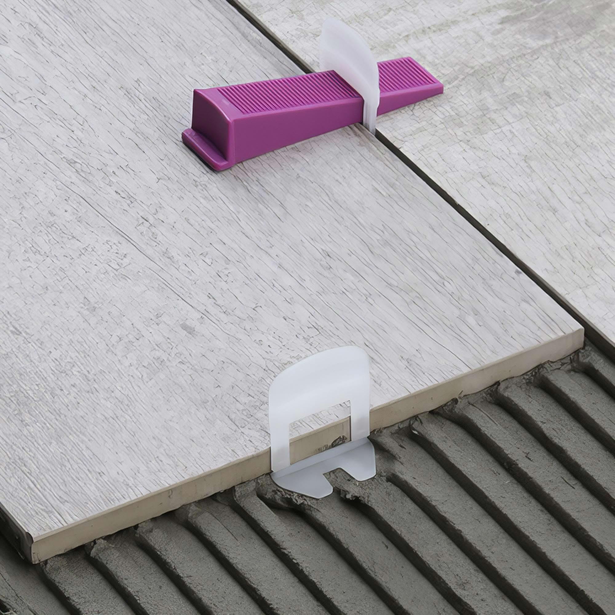 Boîte de 500 croisillons 2 mm auto-nivelants de 3 à 12 mm
