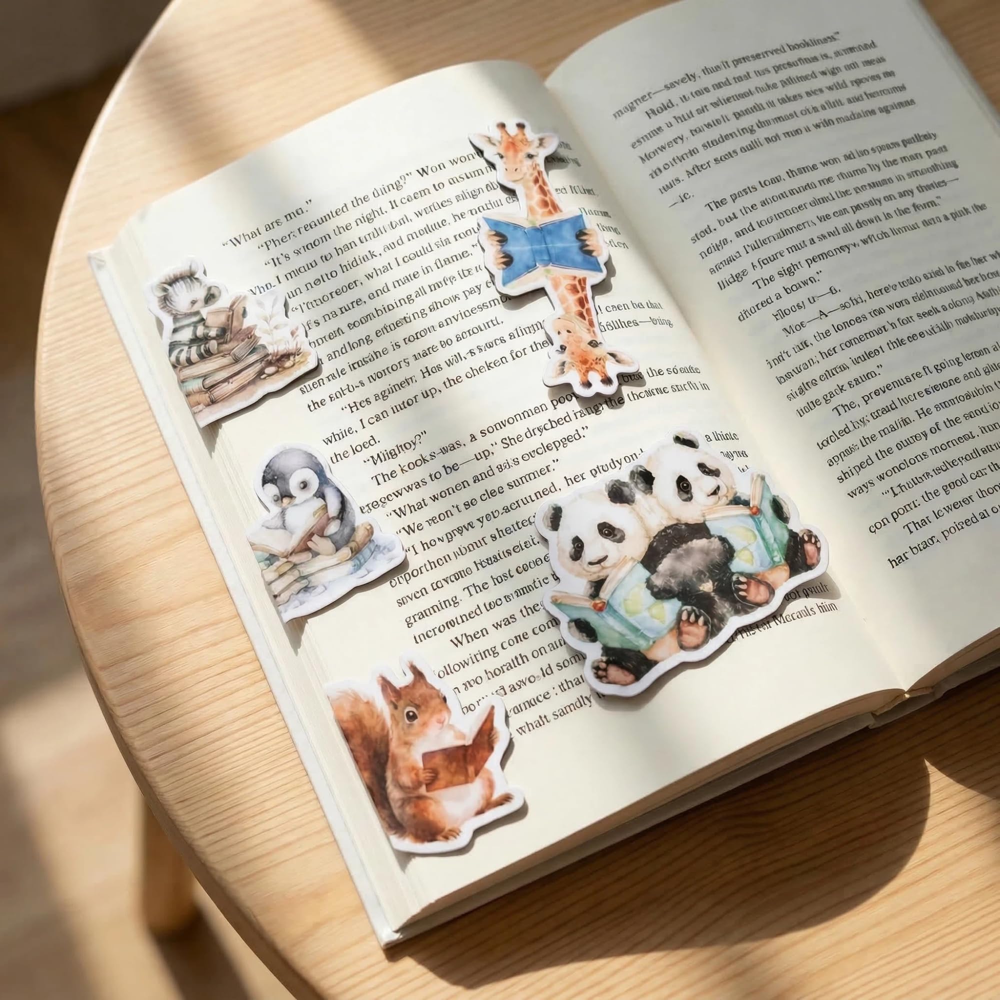 Lot de 15 marque-pages magnétiques mignons en forme de chats et chiens pour femmes, enfants, amateurs de livres, étudiants, vers de livres, cadeaux d'anniversaire, de remise de diplôme