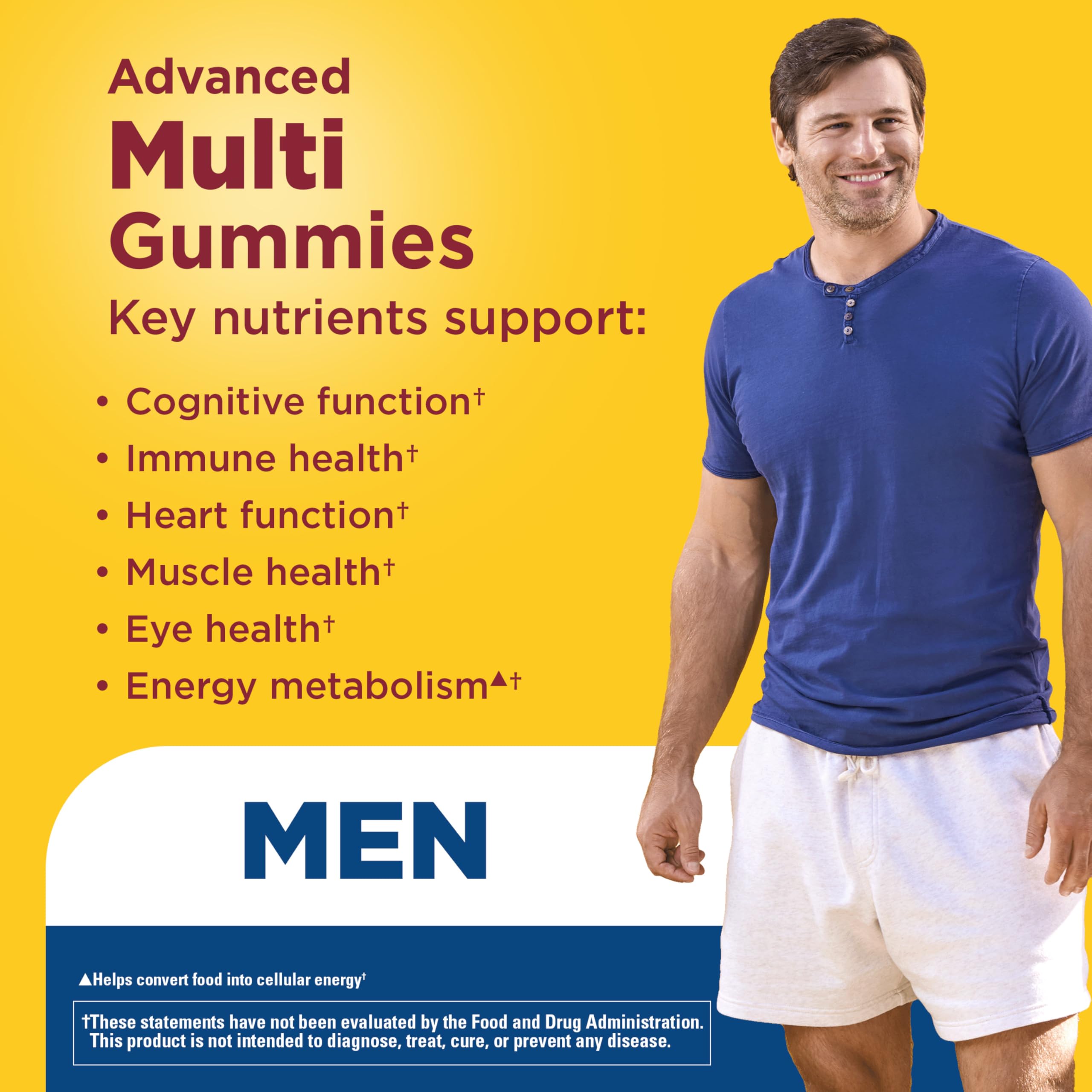 Nature Made Advanced Mens Gummy Multivitamins, 90 Multi Vitamin Gummies — Amazon image 3
