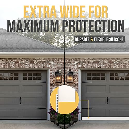 Miniatura 8 de Tope de puerta para grandes huecos, 3 pulgadas de ancho x 39 pulgadas de largo, sello ajustable ampliado debajo de la puerta para puertas exteriores