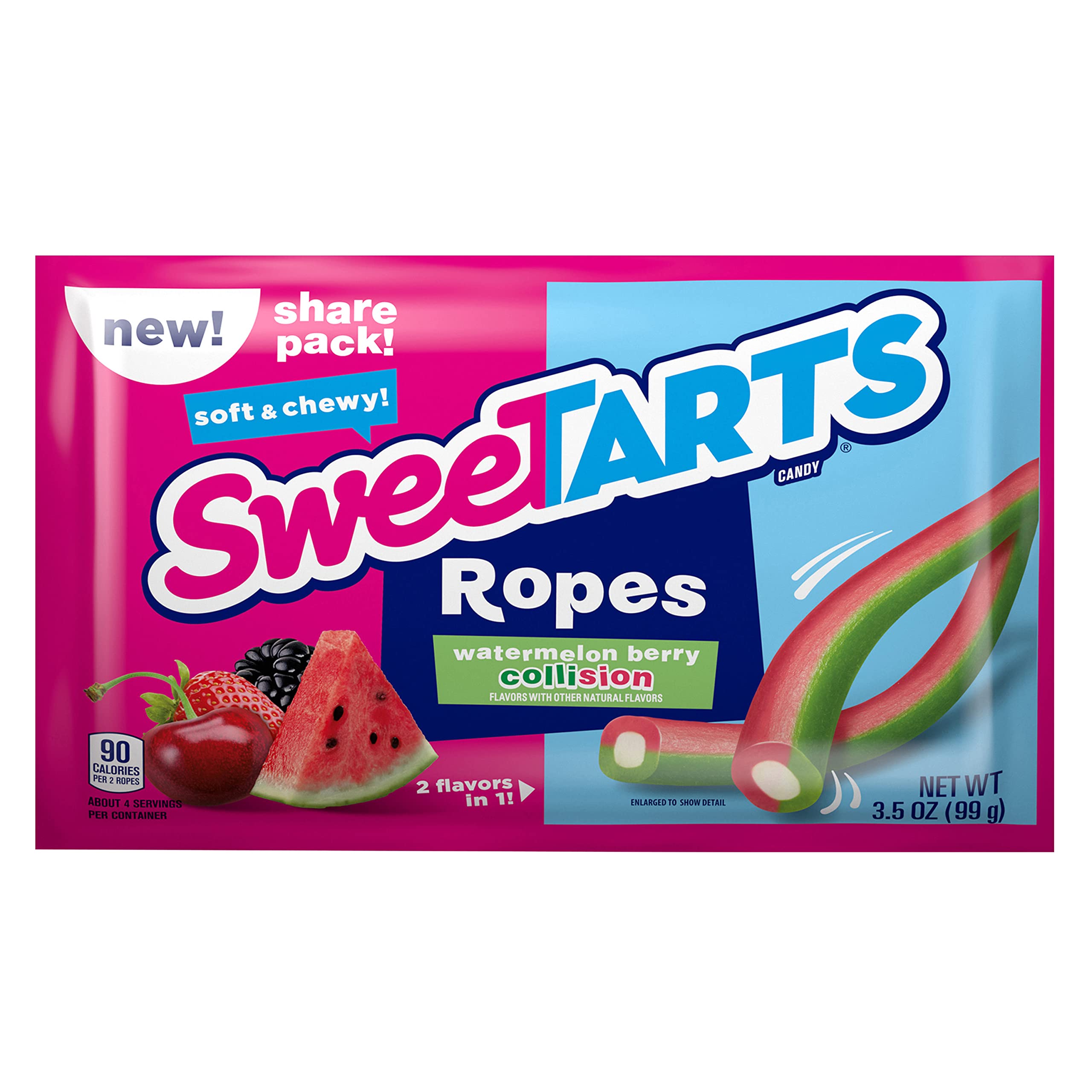 Snapklik.com : SweeTARTS Ropes, Candy, Watermelon Berry Collision, Soft ...