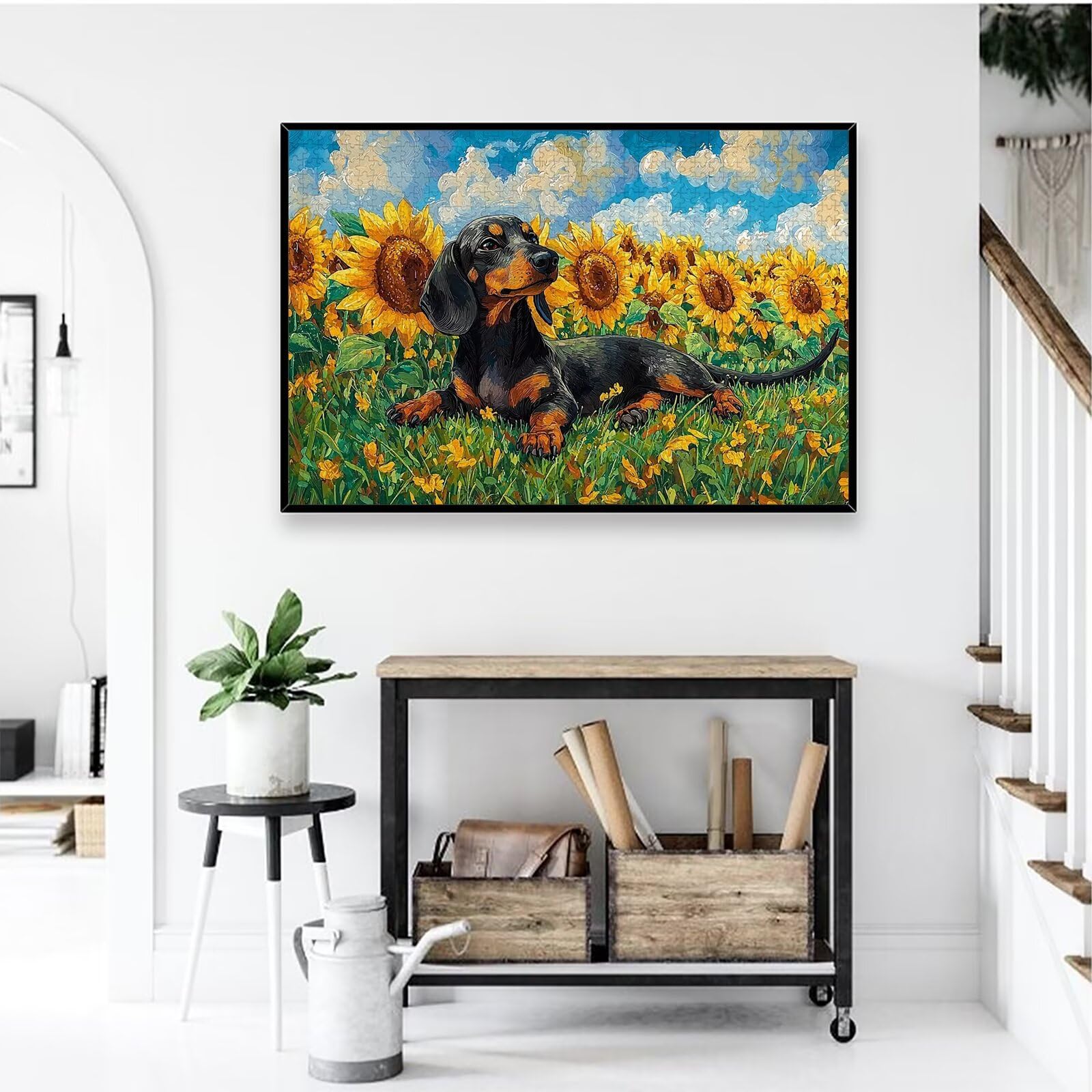 Puzzle dla dorosłych 1500, puzzle dla psów dla dorosłych, puzzle kwiatowe z wykwintnym pudełkiem do pakowania, niemożliwe drewniane puzzle do wystroju pokoju, prezenty dla kobiet, prezenty dla