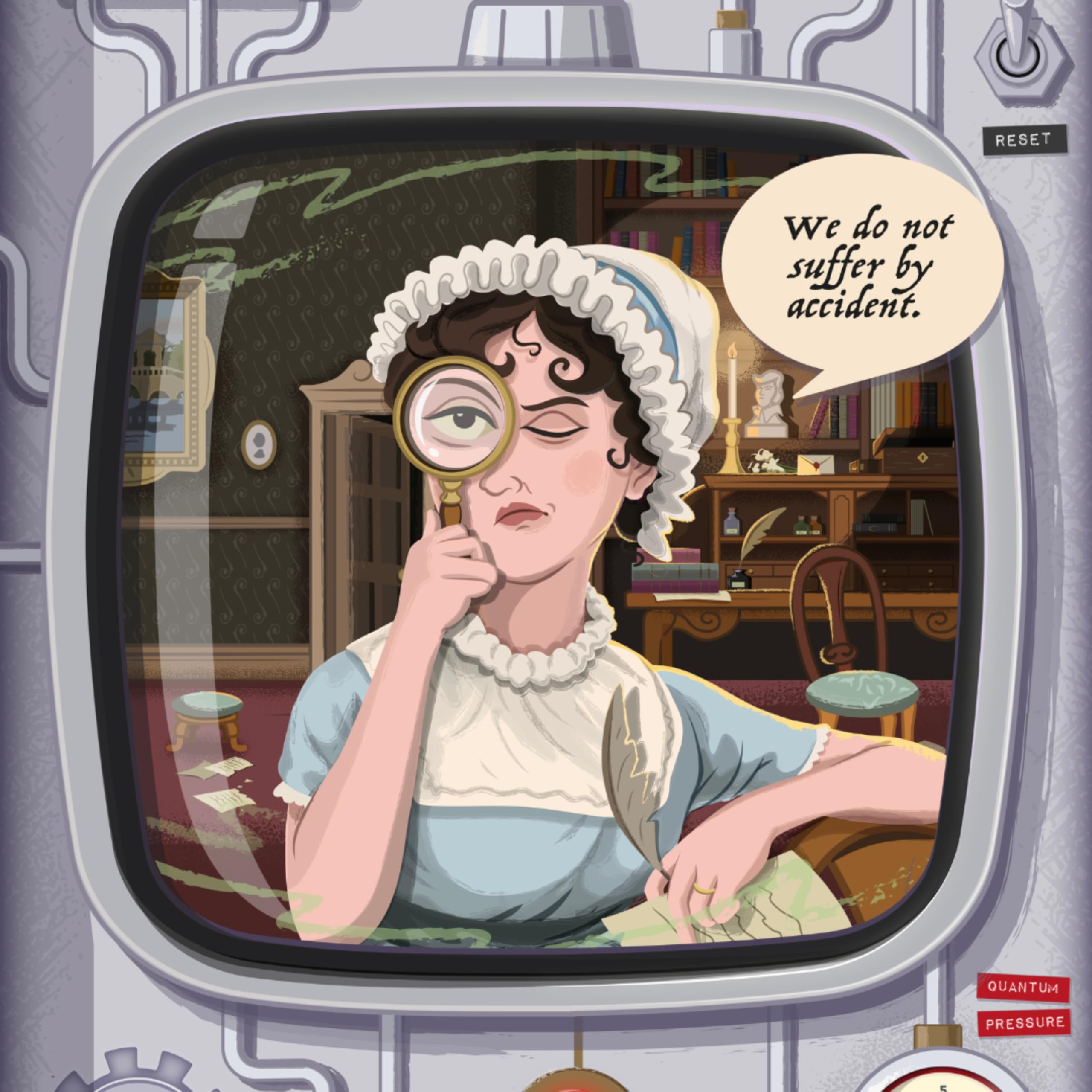 Ridley's Timescape: Jane Austen- Escape Room Game - Travel Back in Time to Help Jane Solve the Crime -Re-Playable and Re-Giftable - Date Night Favorite - 1+ Players for Ages 12+ and 90 Minute Playtime