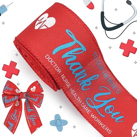 Hying Thank You Healthcare Heroes Nurse Ribbons