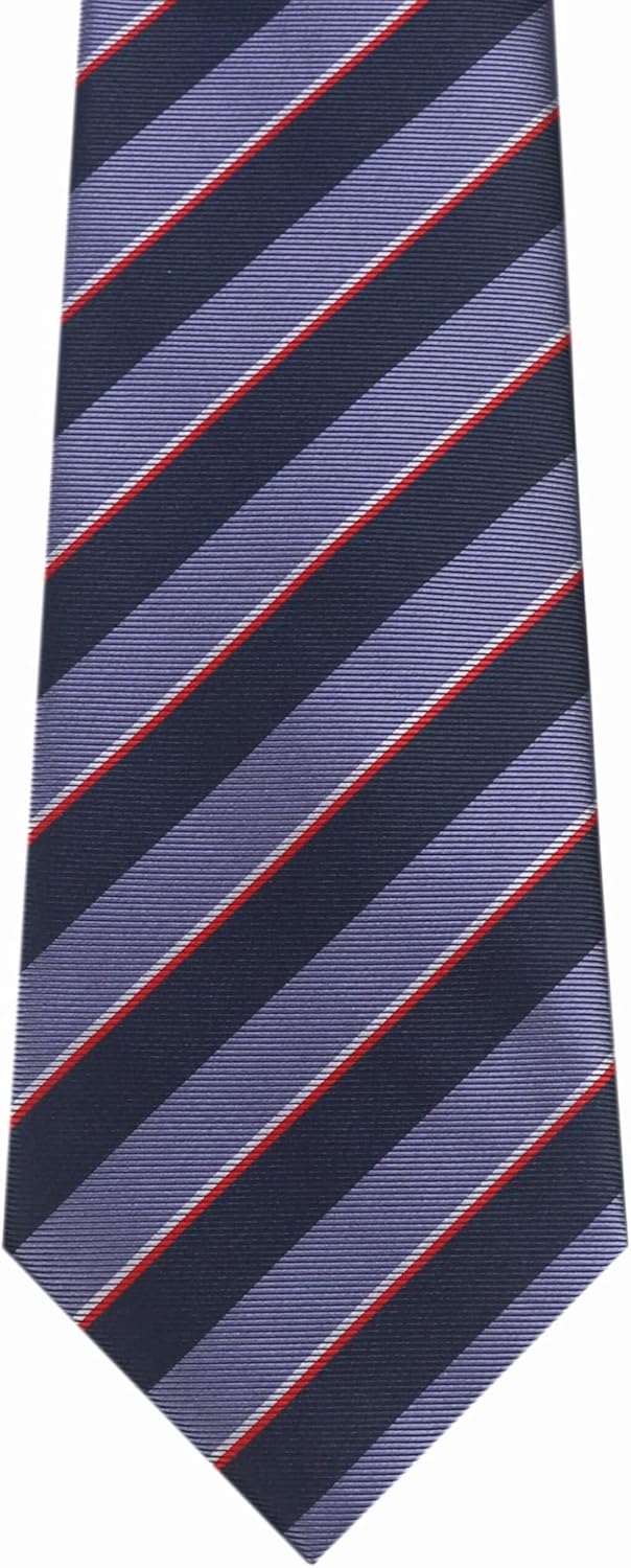 Secdtie Men's Striped Tie Classic Formal Woven Wedding Groomsmen Neckties 3.15" - Image 4