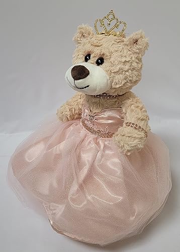 Miniatura 2 de Oso de peluche de membrillo de 12 pulgadas con vestido (pieza central)  ARC09832-29 (rubor)