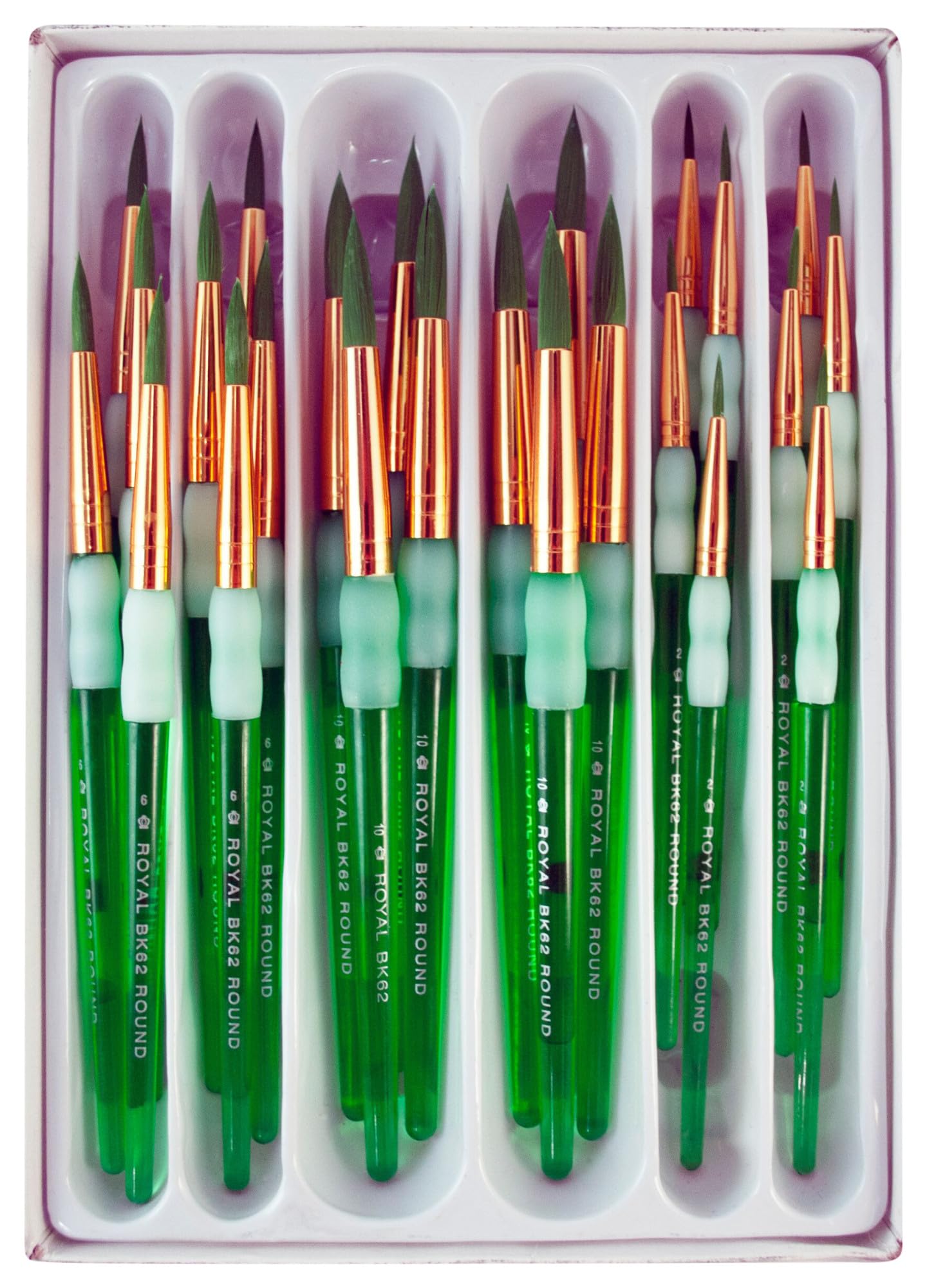 Brushes Paint Big Kids Choice Round Value Set of 24