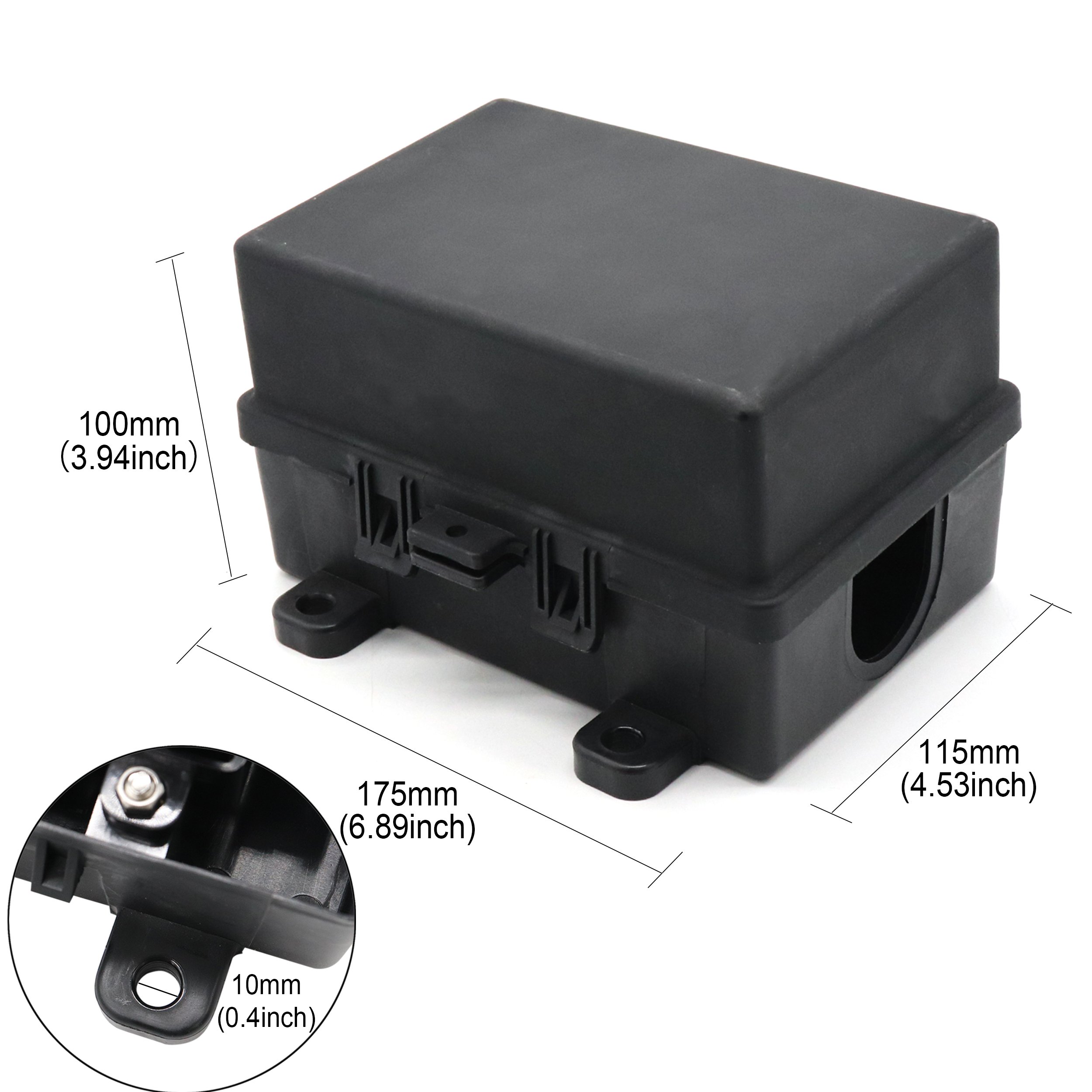 IZTOSS 21Slot Relay Box 7 Relays,9 ATC/ATO Fuses Holder with Metallic
