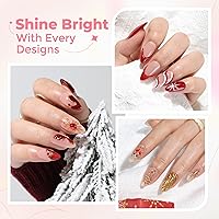 Vista 2 de UNA GELLA Arte de uñas en gel 3D, pegamento para esculpir gel 3D, 0.51 onzas, 4 en 1, no se limpia y no se limpia para puntas de uñas, polvo