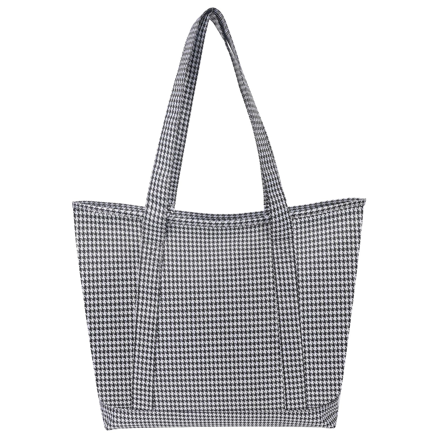 MAYMOONER ​Frauen Große Tote Bag mit Reißverschluss Nylon Tr