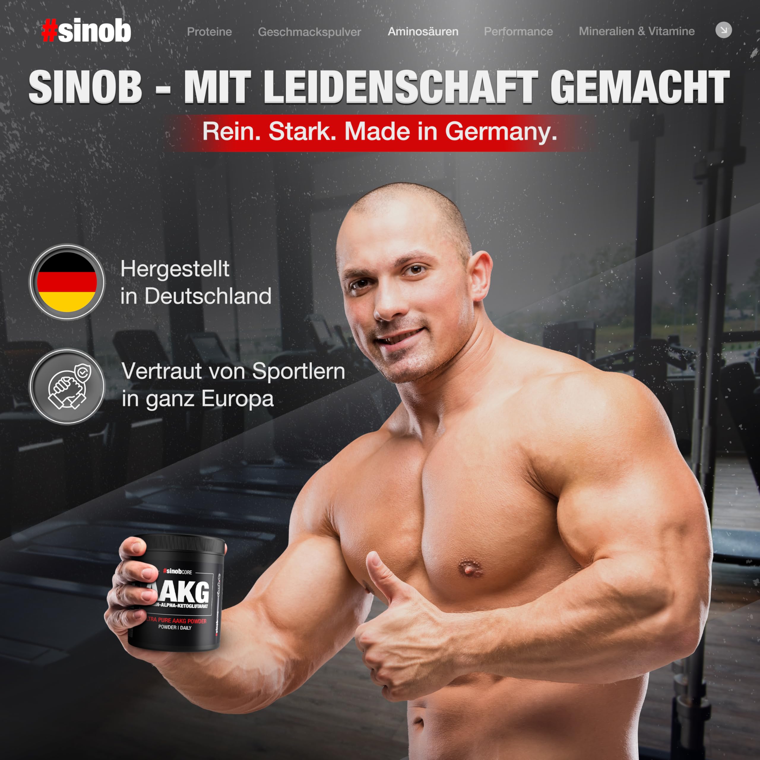Arginin AKG Pulver Hochdosiert & Vegan 1 x 300g - 100% Reines AAKG Pulver mit Optimaler Löslichkeit ohne Zusätze & Frei von Füllstoffen und Süßstoffen. (Packung mit 2)