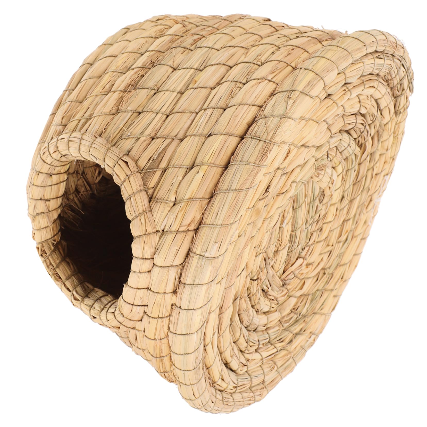 Yardwe Casa de Tejida para Conejos y Hámsters Nido de Cama y Juguete Masticable para Conejillos de Indias y Pequeños Roedores de Limpiar