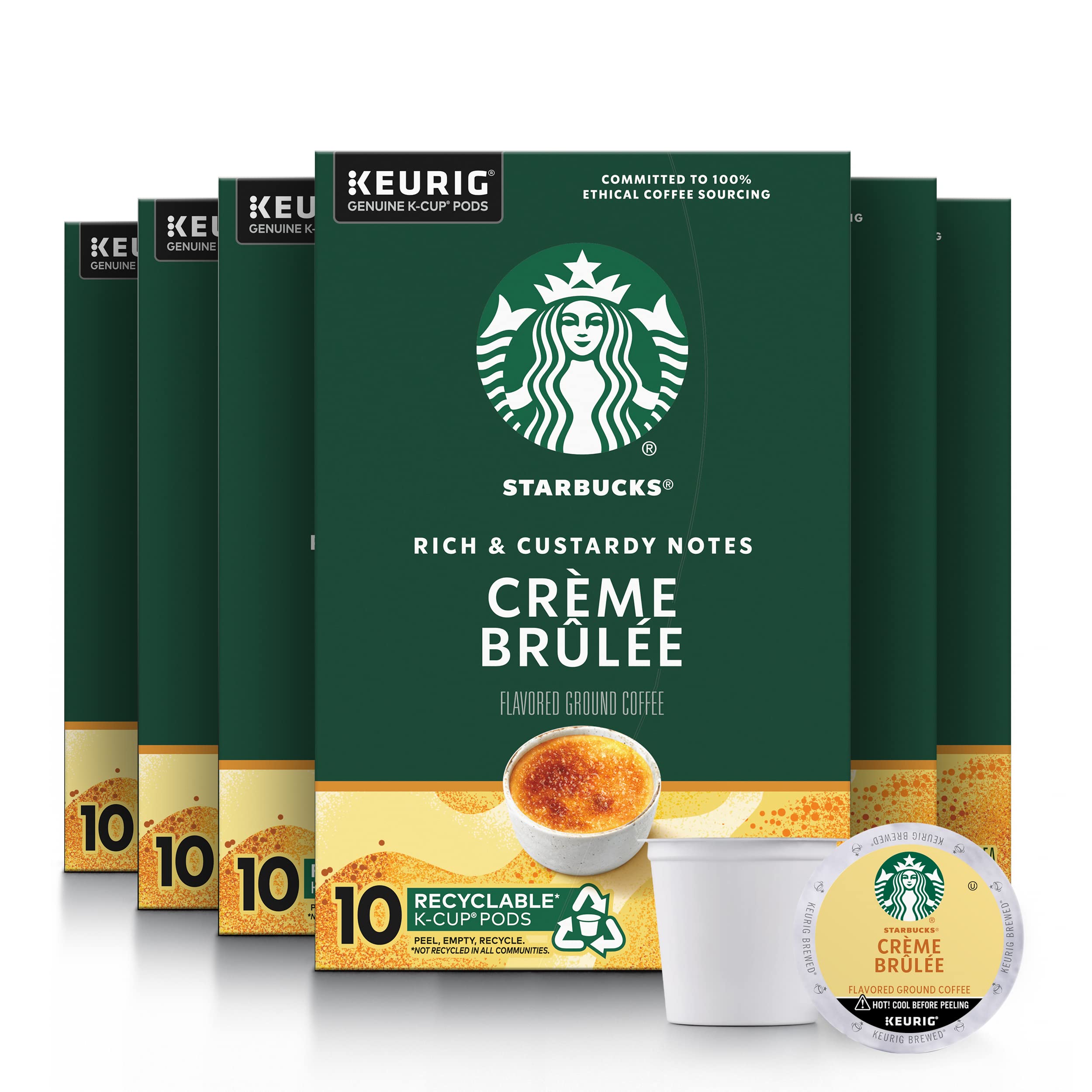 Buy Starbucks Flavored KCup Coffee Pods — Crème Brûlée for Keurig