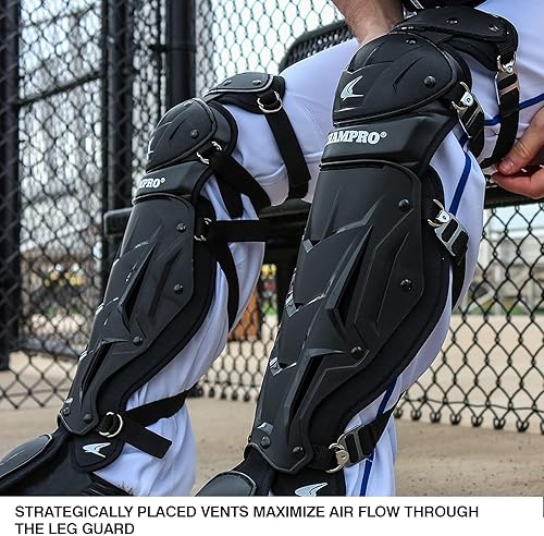 Miniatura 6 de CHAMPRO Optimus MVP Plus Catcherâs Box Set Kit with NOCSAE Standard Certified Headgear and Chest Protector Adult