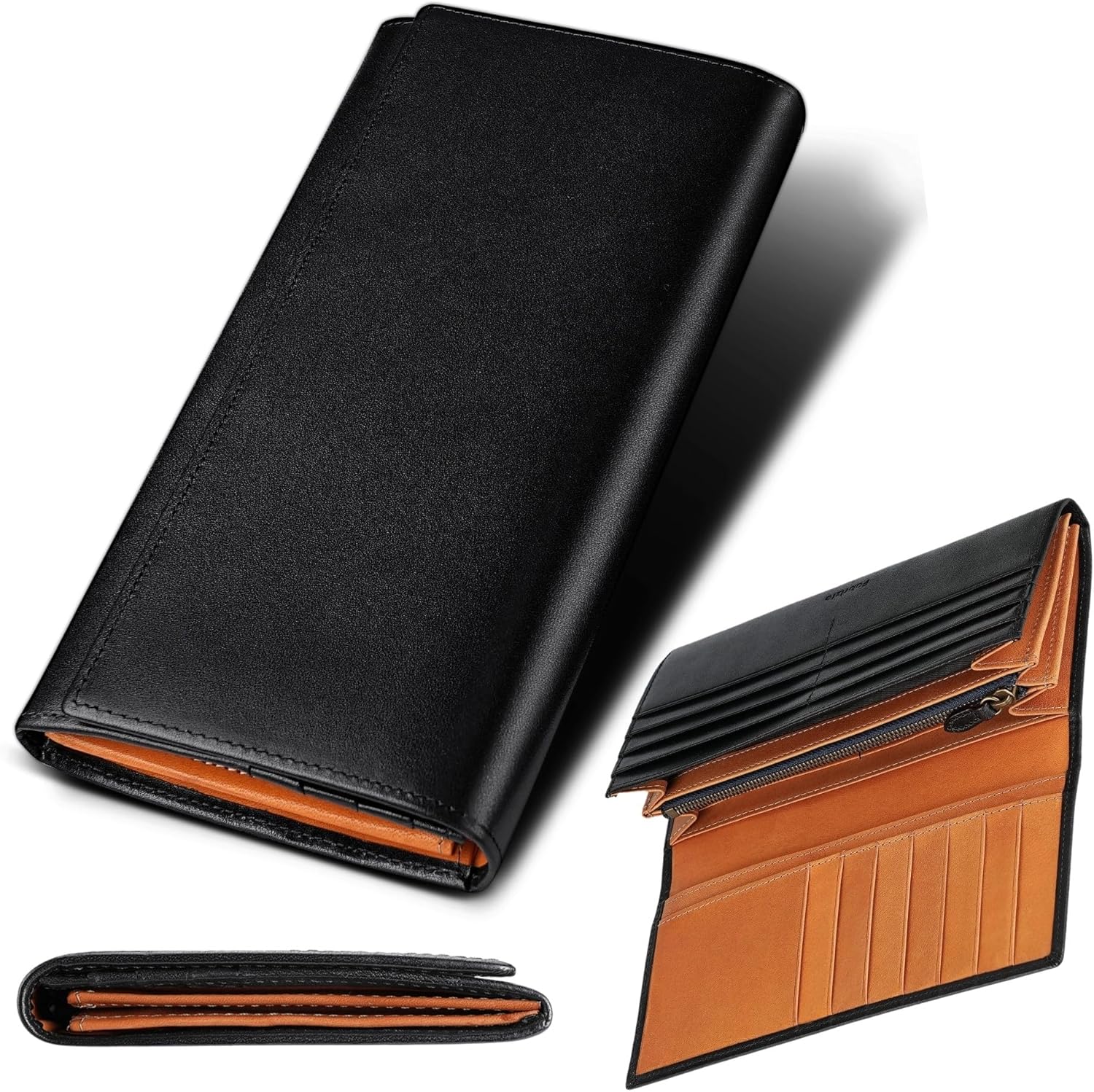 日本ハムファイターズ ミズノクラブ 折り畳み革財布 チェスナッツ 未