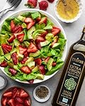 Mina Huile d'olive extra vierge, d'origine unique, extrait à froid, huile d'olivier marocaine élevée en polyphénols, 1 LITER – 33.8 C'est vrai.