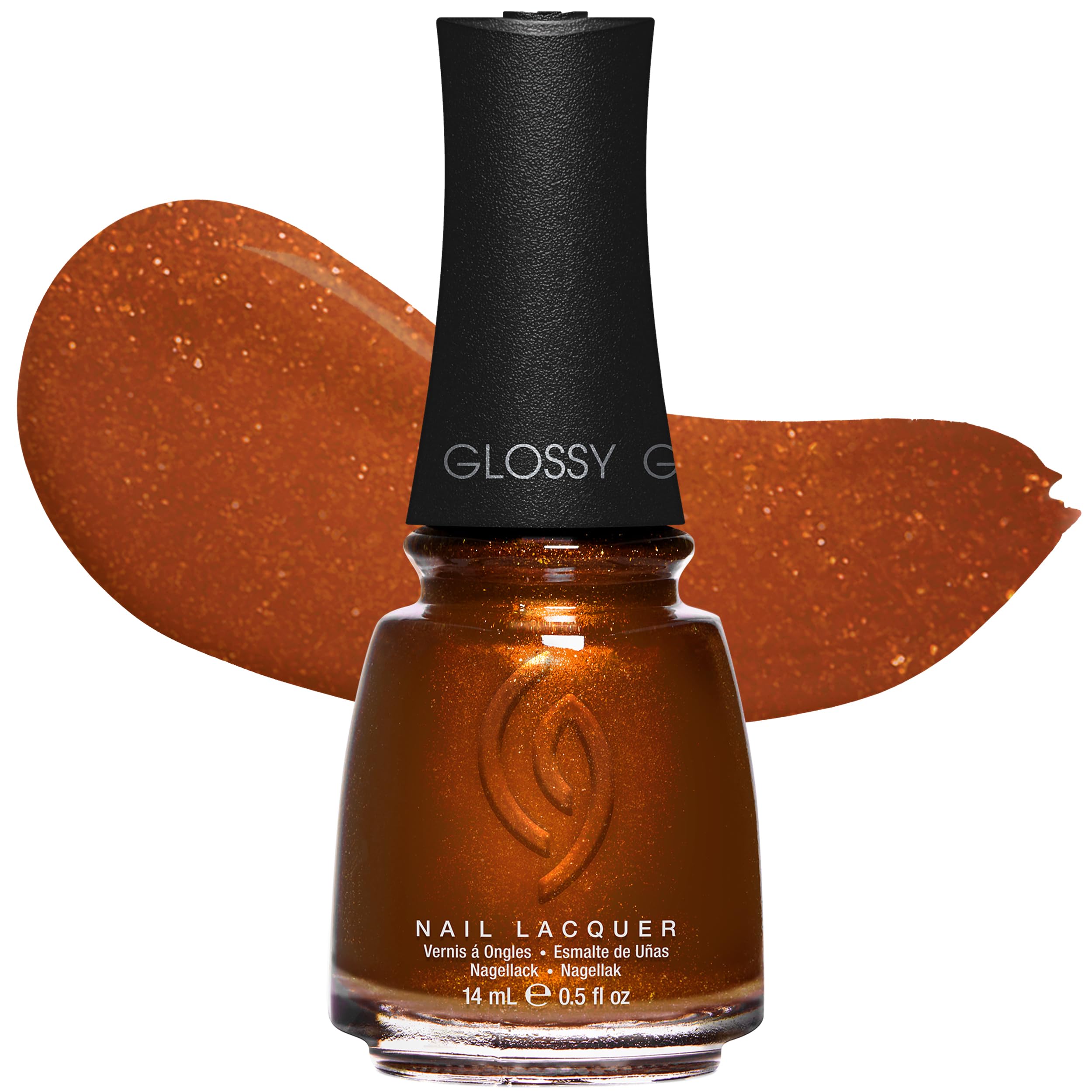 CG Nail Polish Golden Acorn – Bronze Copper, Nail Lacquer for Salon-Quality DIY Manicure, Chip-Resistant, Glossy Finish, 0.5 fl oz