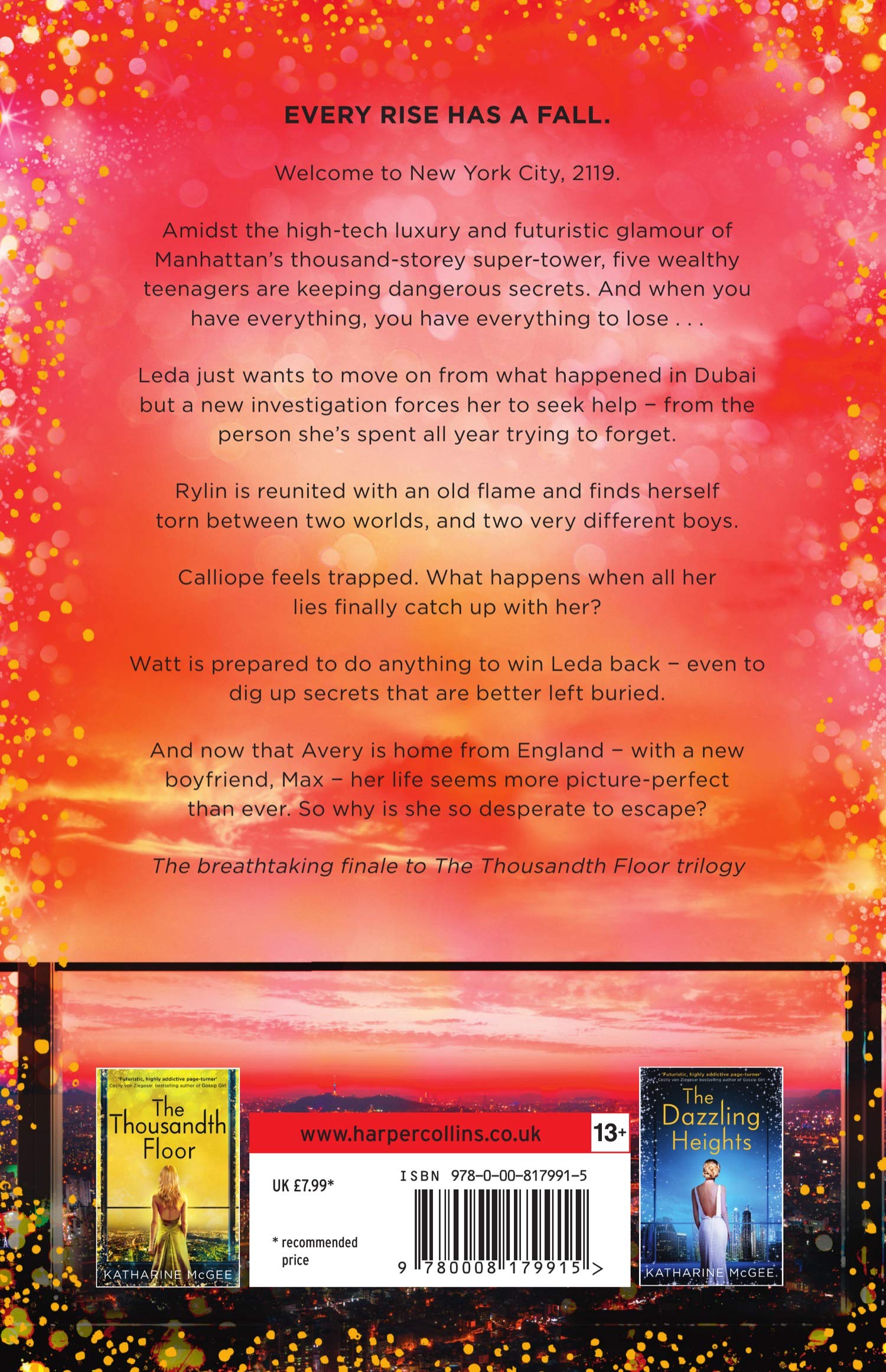 The Towering Sky: The Epic Final YA Sci-Fi Novel of Glamour and Dangerous Deception: Book 3