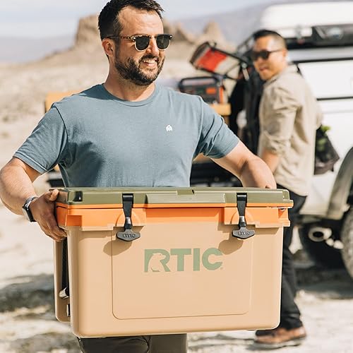 Miniatura 6 de RTIC Refrigerador duro ultraligero de 32 cuartos de galón con aislamiento portátil para bebidas, bebidas, playa, camping, picnic, pesca, barco,
