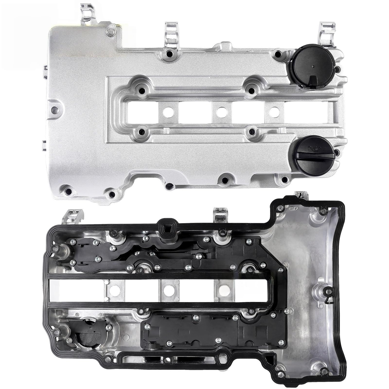 Aluminiowe śruby pokrywy zaworu silnika i uszczelka 25198498 25198874 do Astra J dla Cruze 1.2 .4L Pokrywa zaworu głowicy cylindra