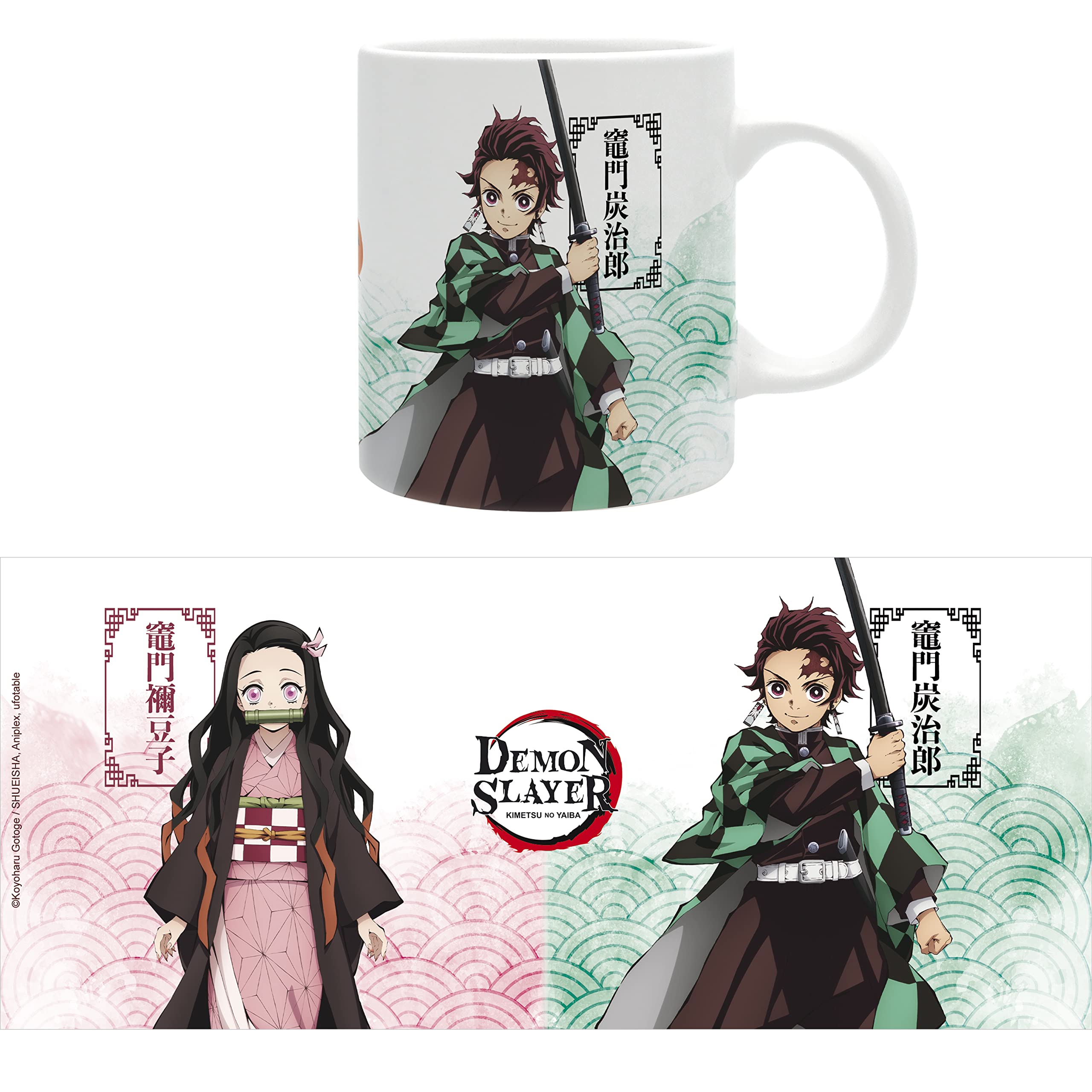 Demon Slayer Kitsune Fox Mask Coffee Mug – 16 Oz Ceramic Mug, Anime Gift - View #10