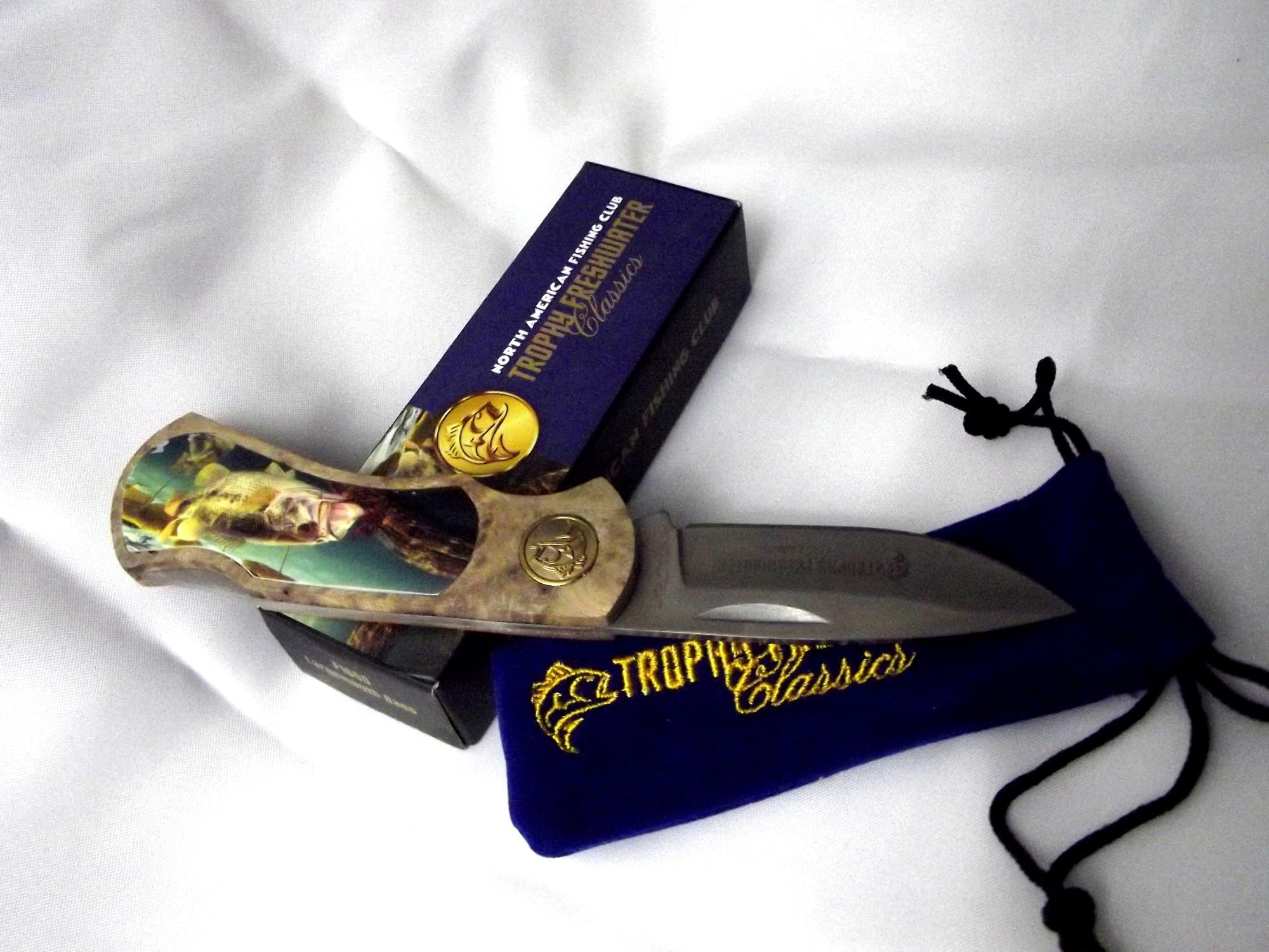 Largemouth Bass Lockback Pocket Knife